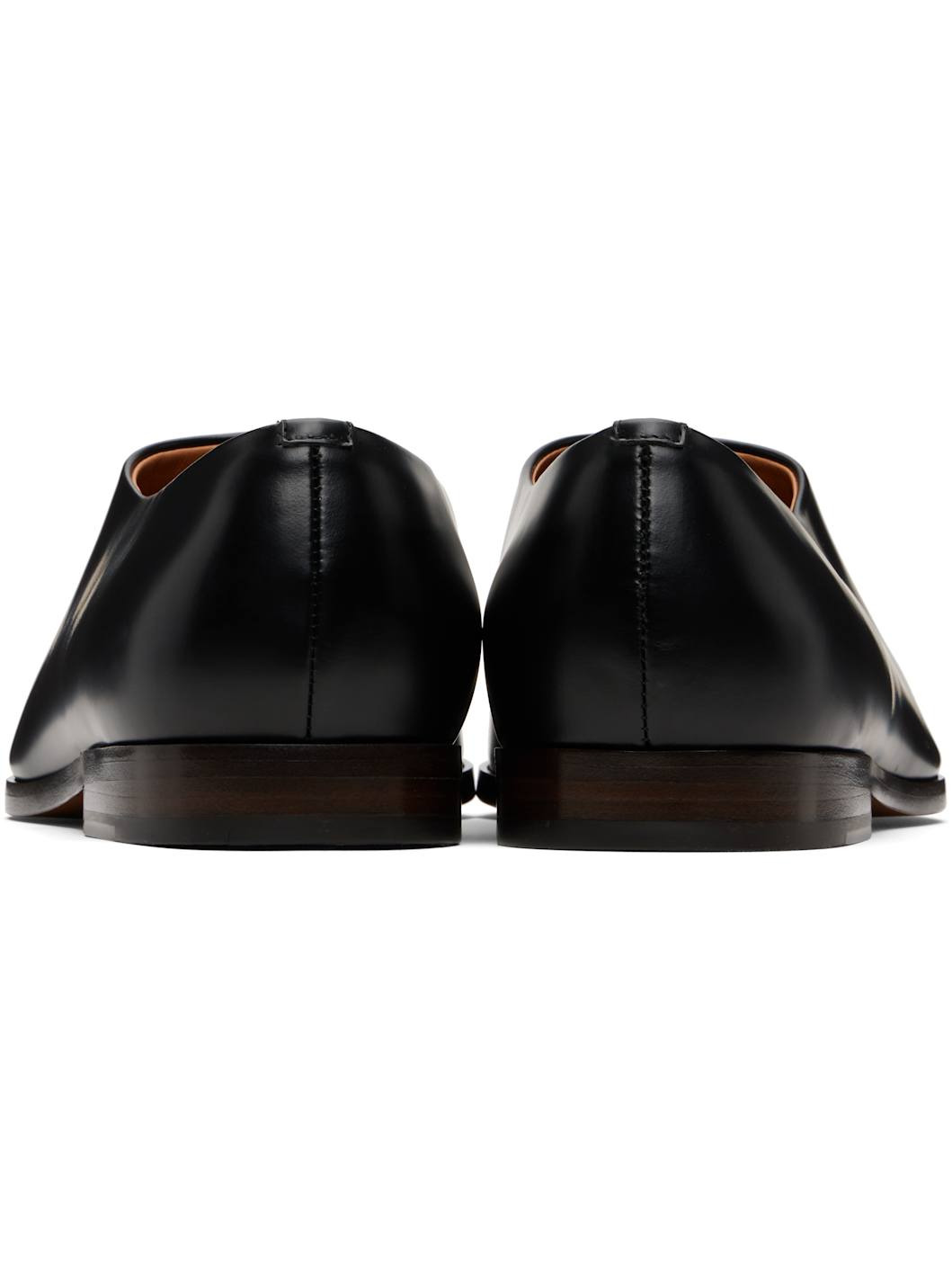 Black T-Bar Loafers - 2