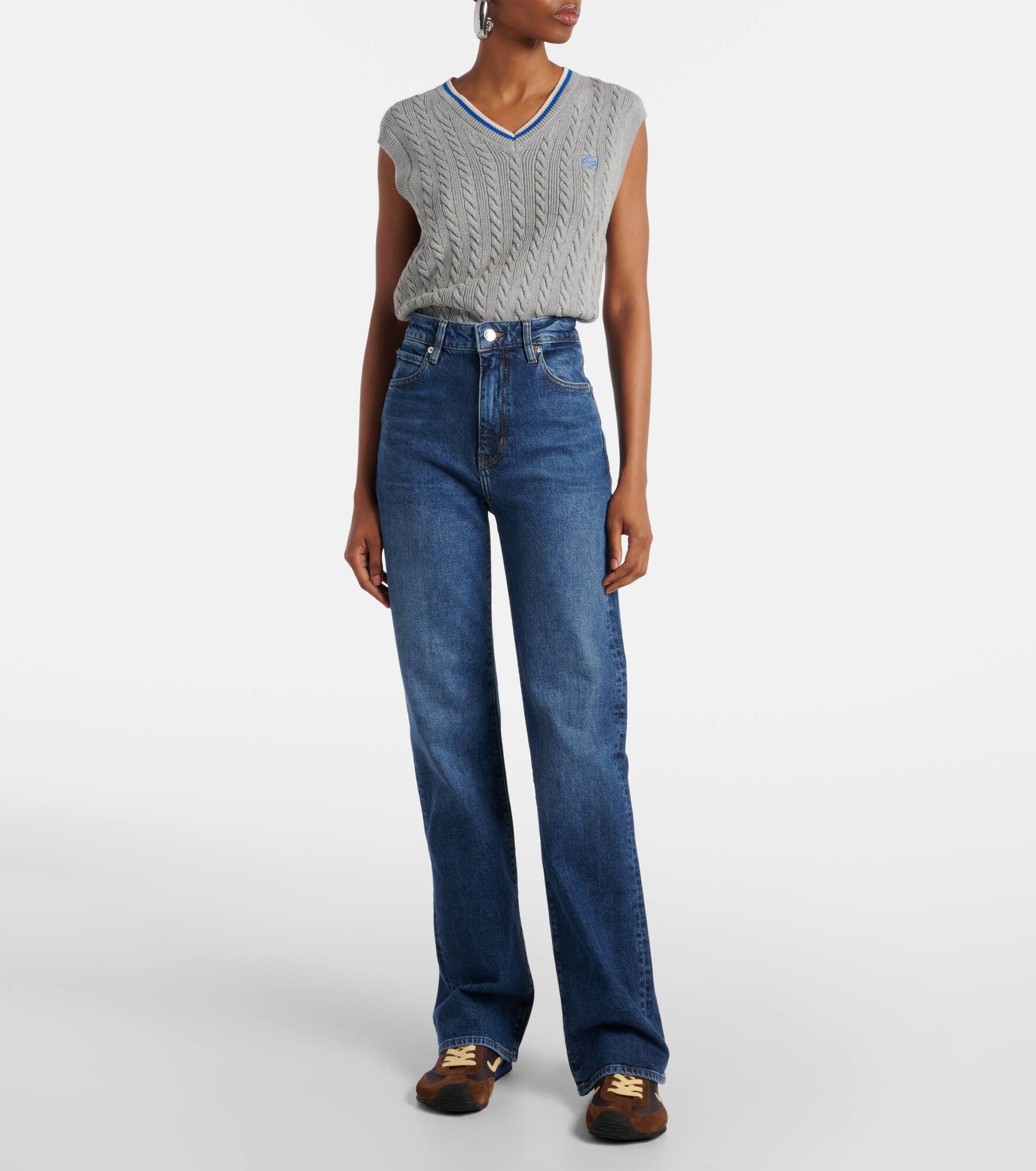 Arrow high-rise bootcut jeans - 7
