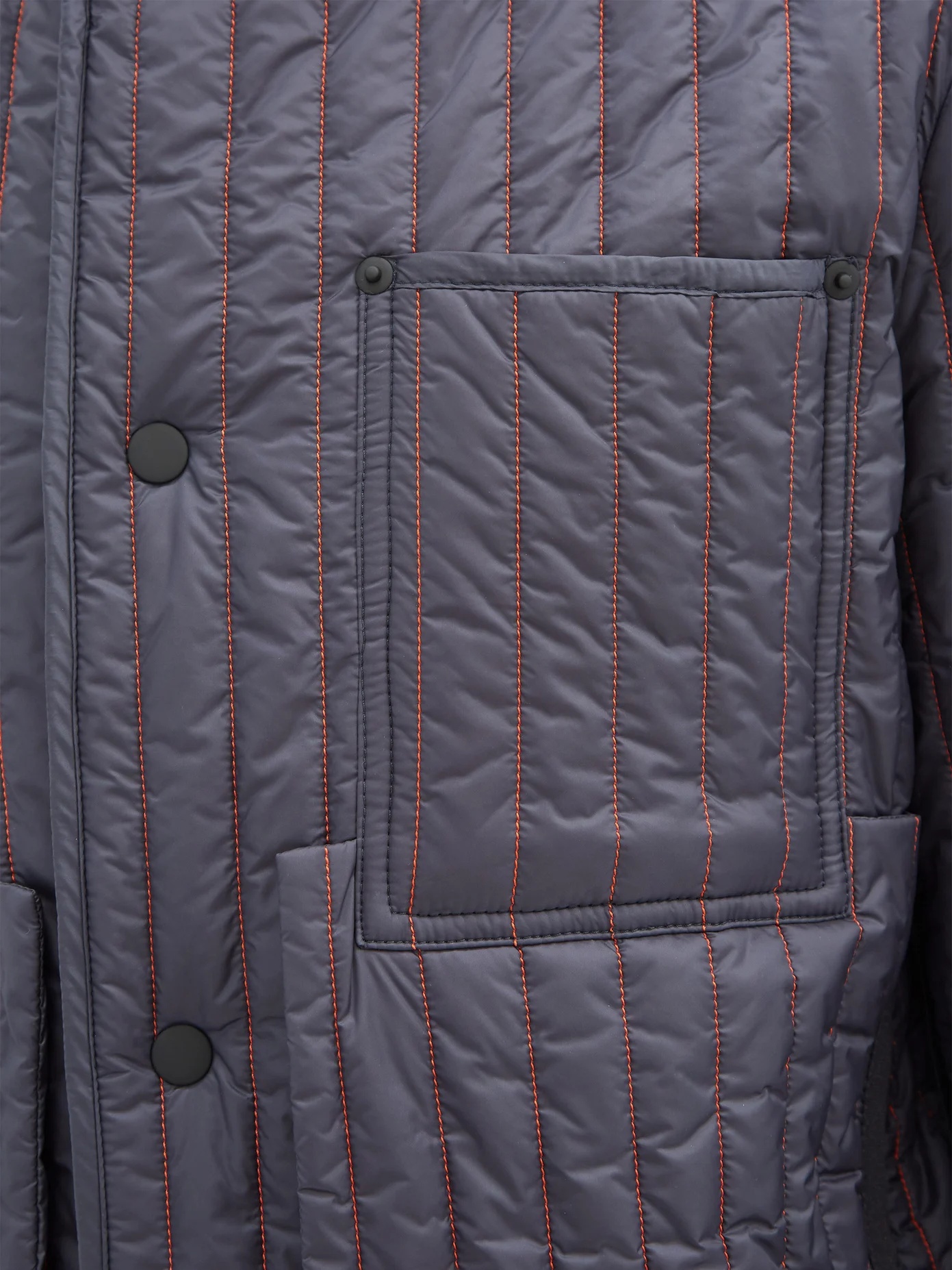 Topstitched quilted nylon jacket - 3