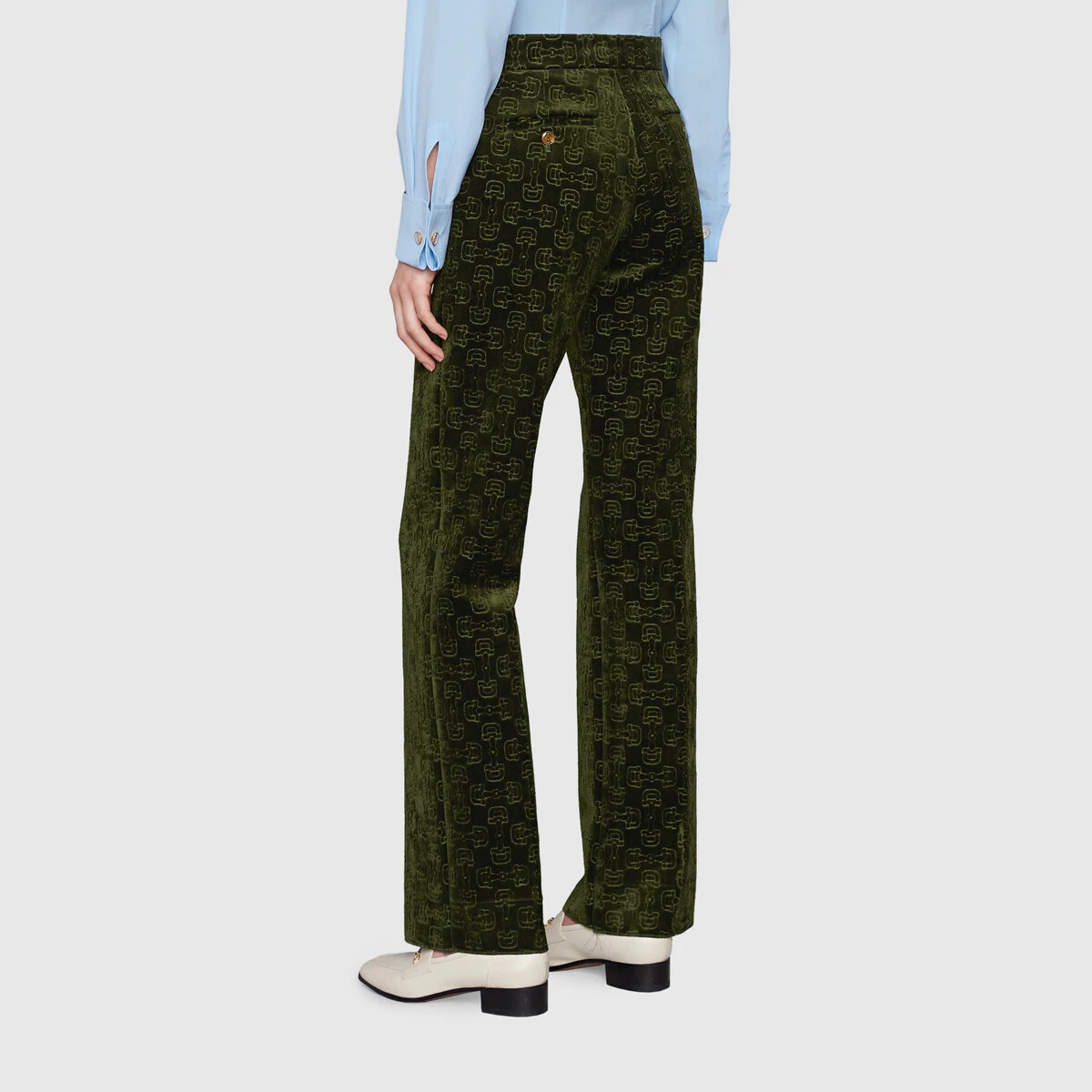Gucci 100 Horsebit jacquard pant - 4