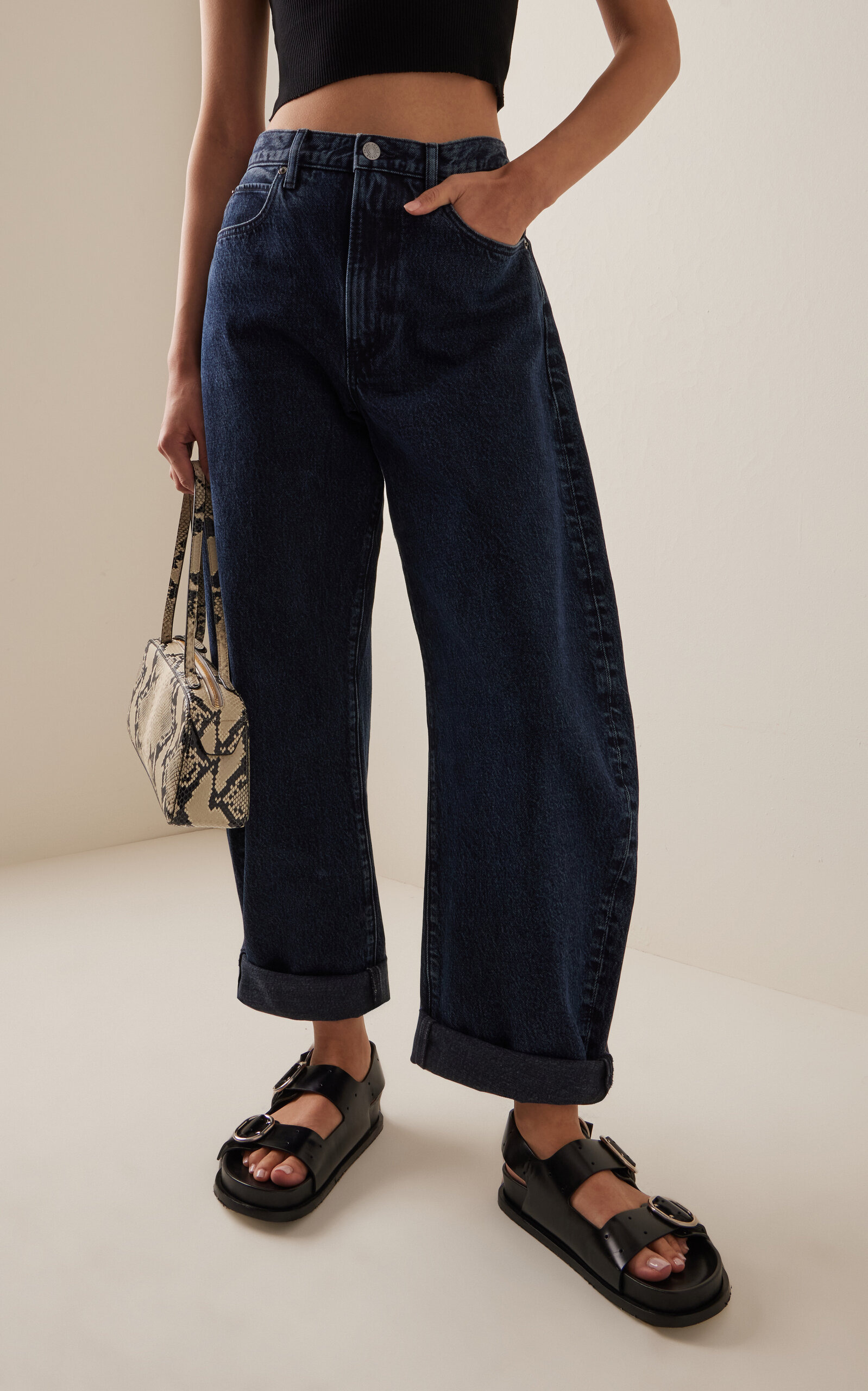 The Bubble High-Rise Barrel Jeans blue - 3