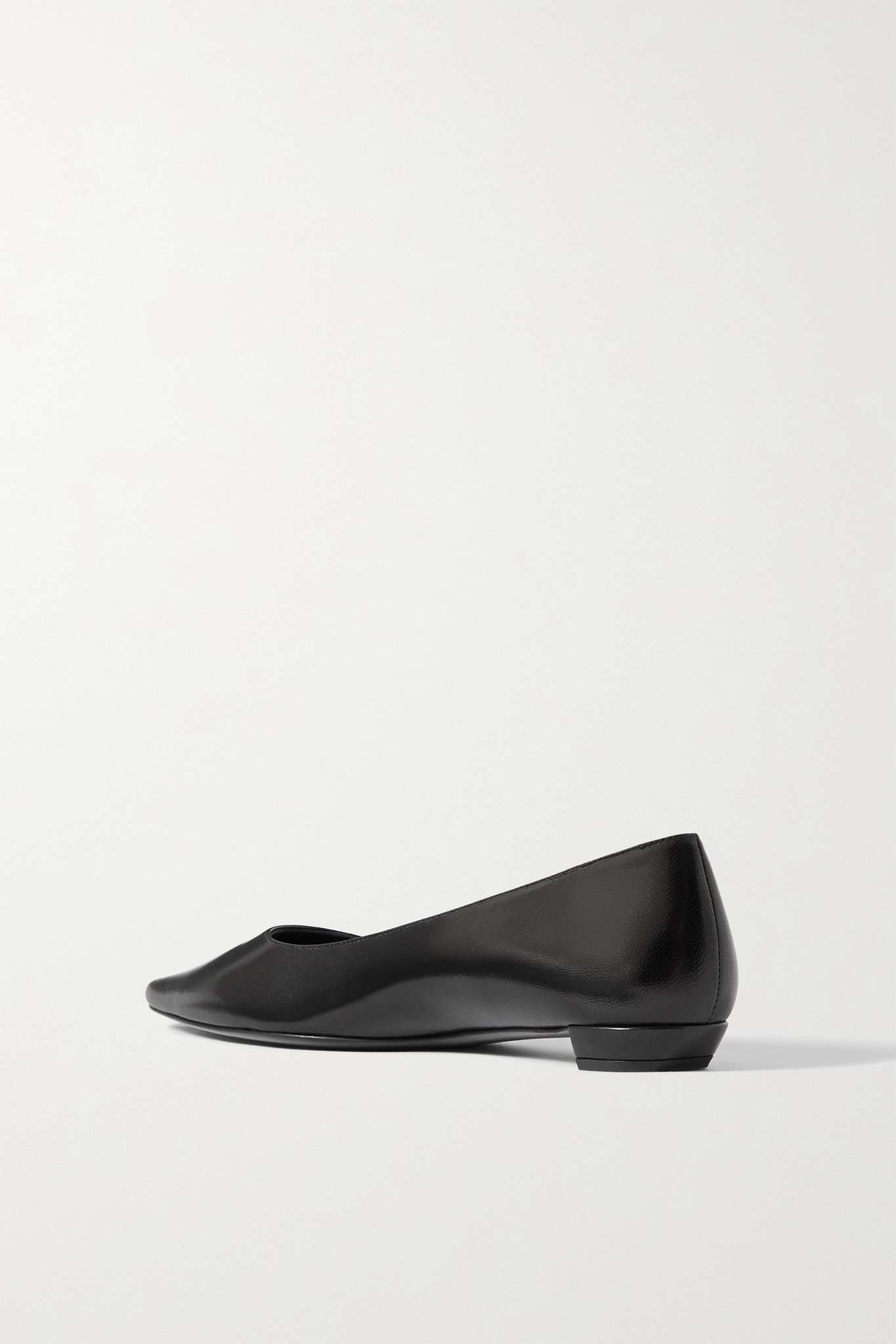 Claudette leather point-toe flats - 3