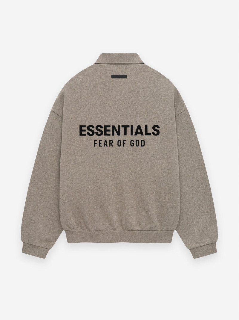 ESSENTIALS Fleece Polo outlook