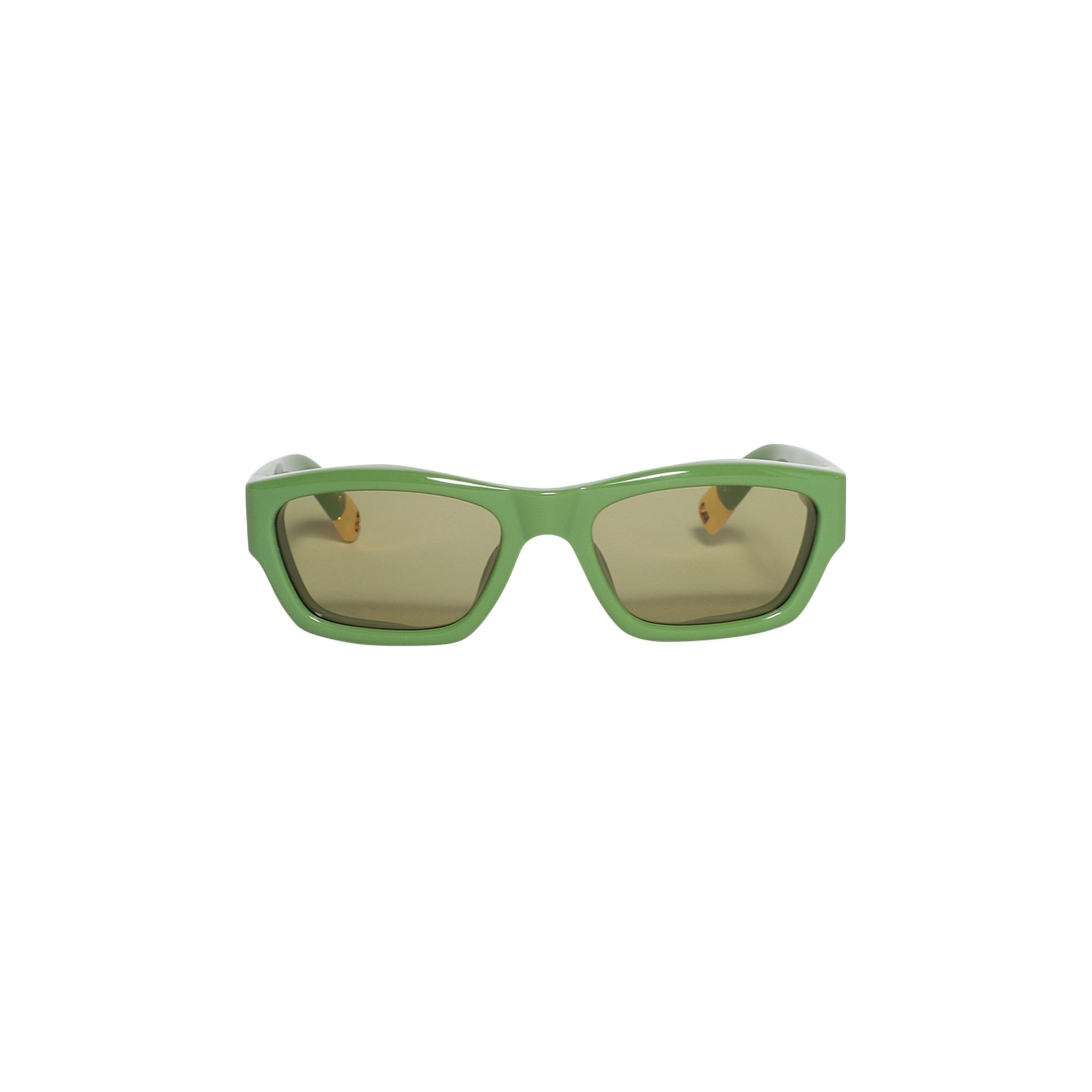 Jacquemus Meridiano Sunglasses 'Jade Green/Yellow Gold/Khaki' - 1