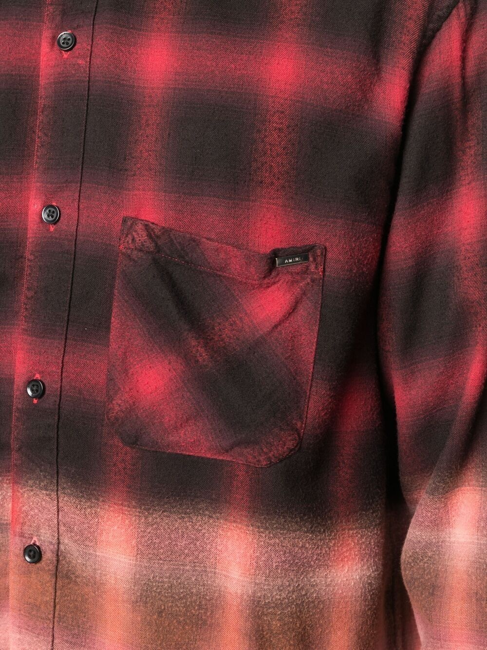 two-tone checked shirt - 5