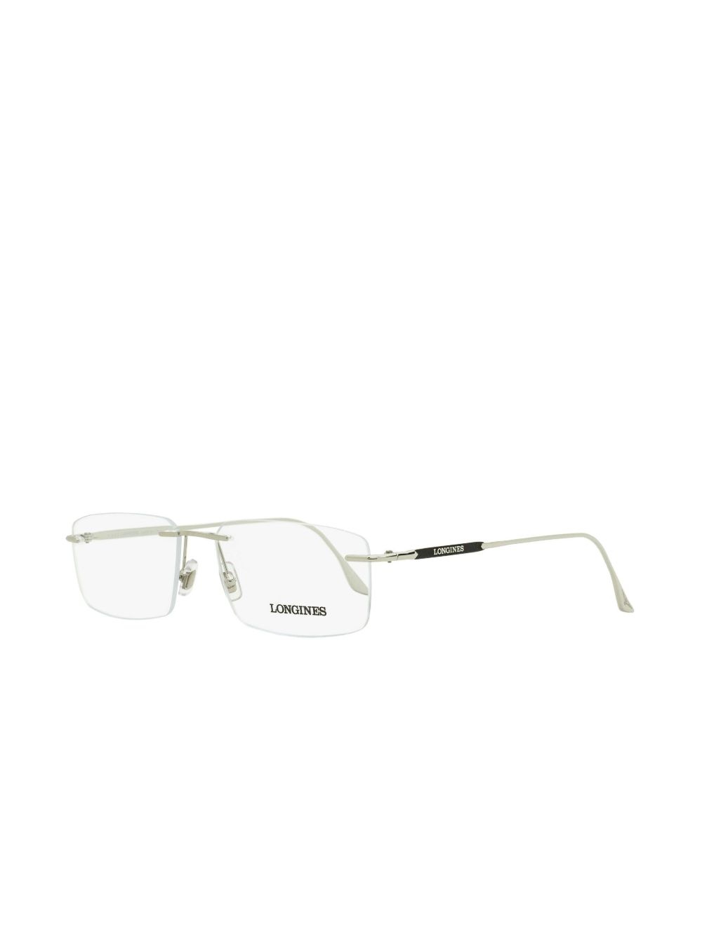 rimless square-frame glasses - 2