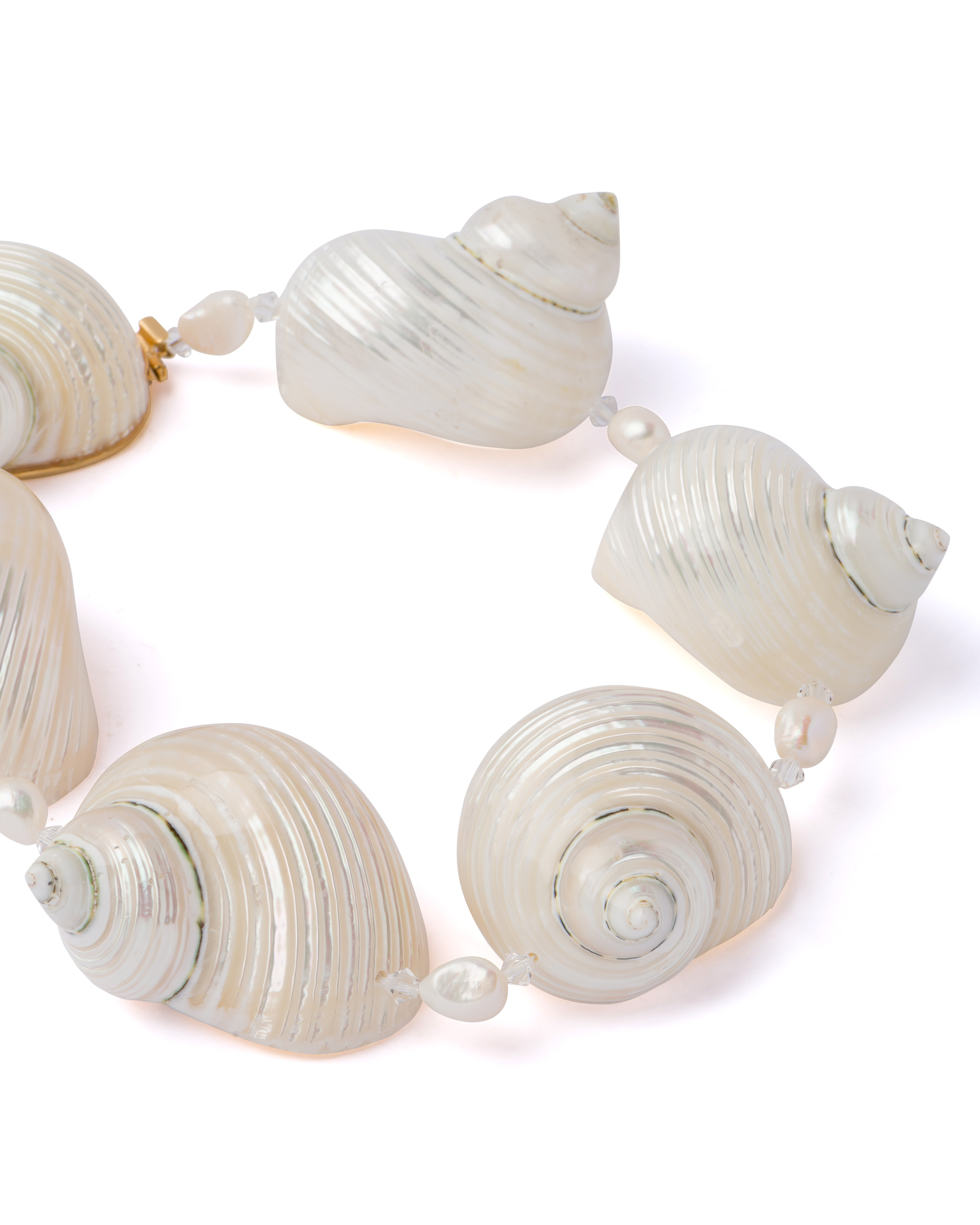 Silver choker with shells - 3