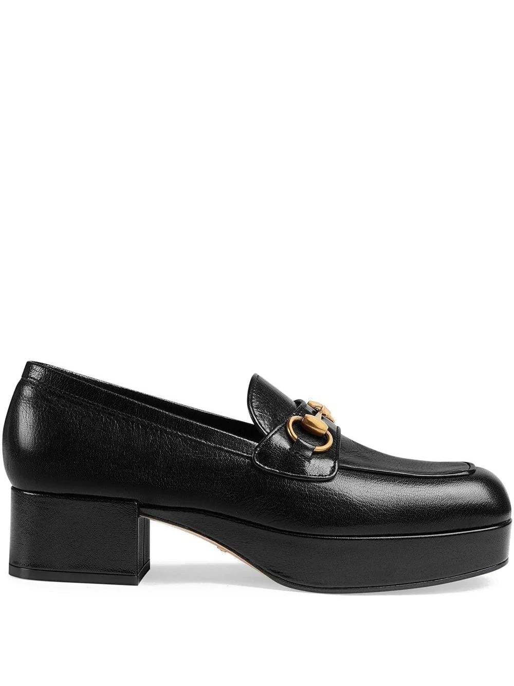 Horsebit platform loafers - 1