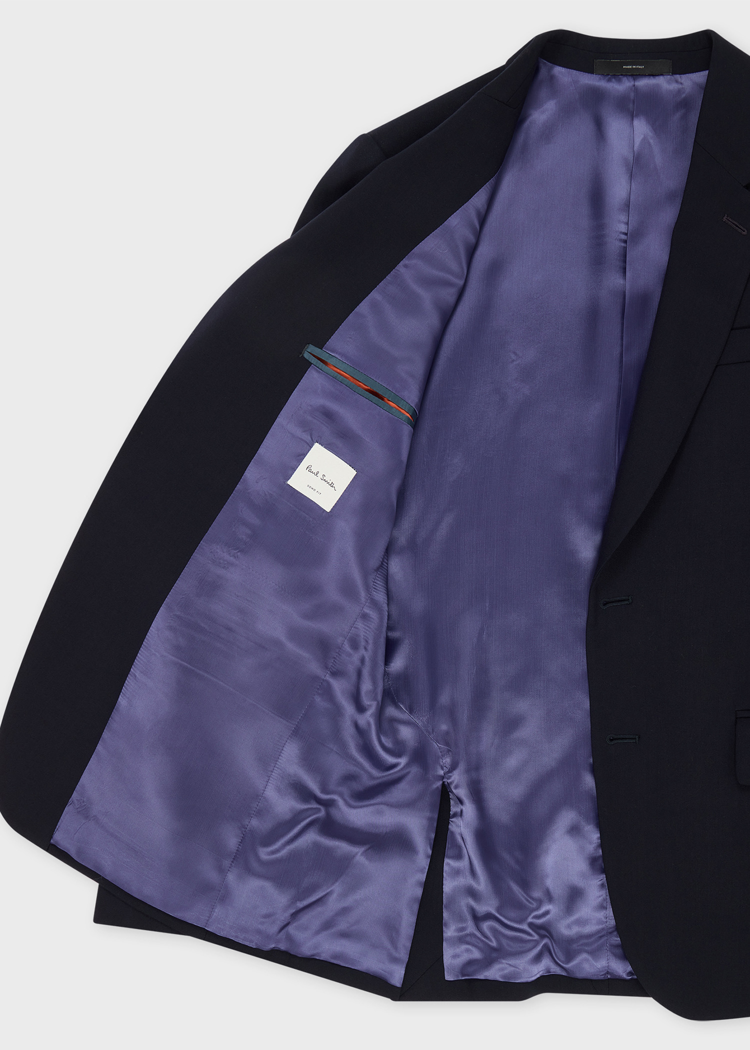 The Soho - Tailored-Fit Navy Wool 'A Suit To Travel In' Blazer - 4
