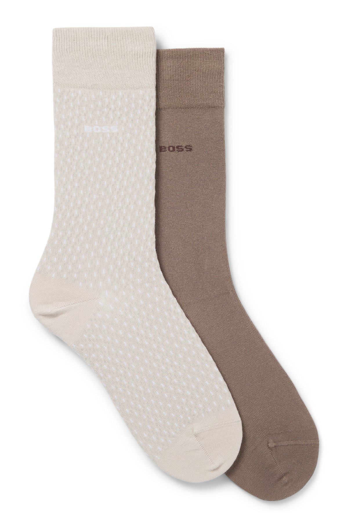 TWO-PACK OF REGULAR-LENGTH SOCKS WITH LOGO DETAILS - 1