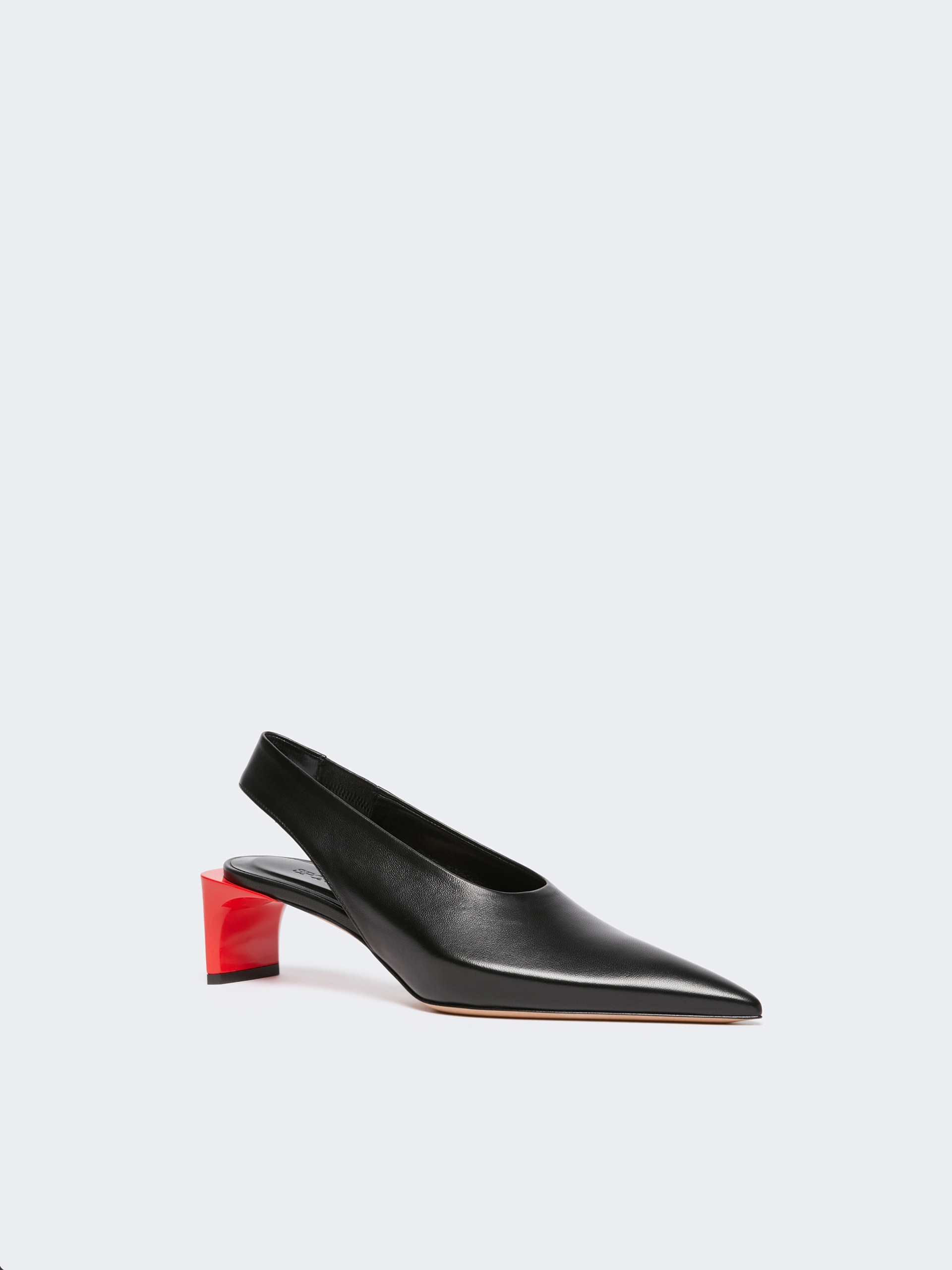 GABON Leather slingbacks - 2