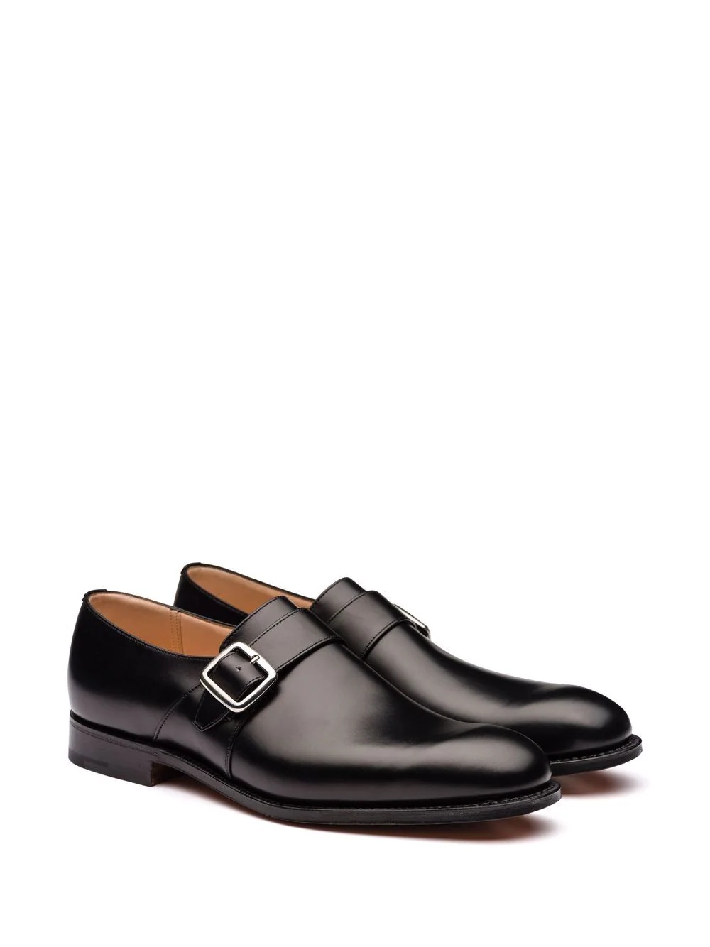 almond-toe monk shoes - 2