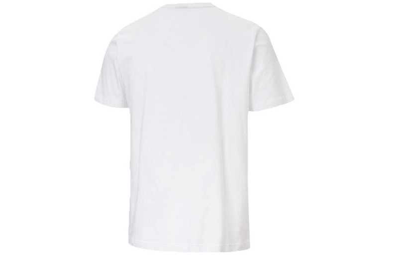 PUMA PUMA Flock Graphic T-shirt 'White Blue Red' 586044-52 outlook