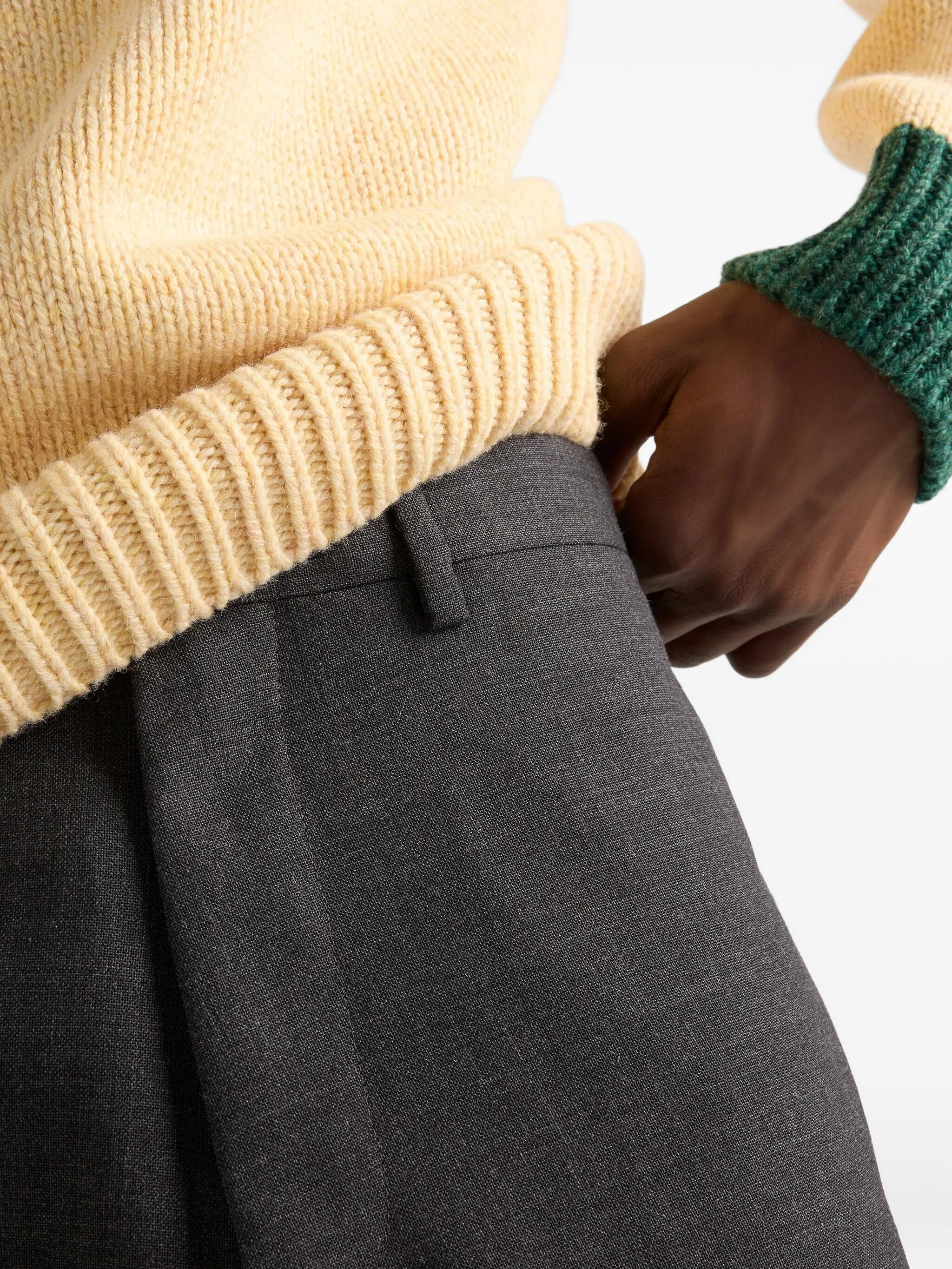wool tailored trousers - 5