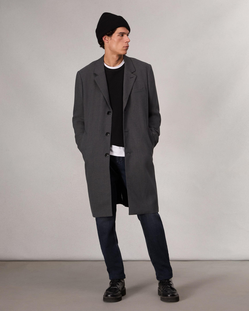 rag & bone Lance Wool-Linen Topcoat outlook