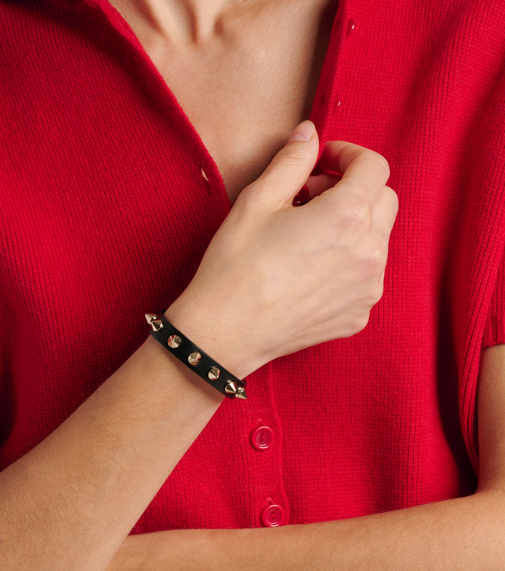 Loubilink leather bracelet - 3