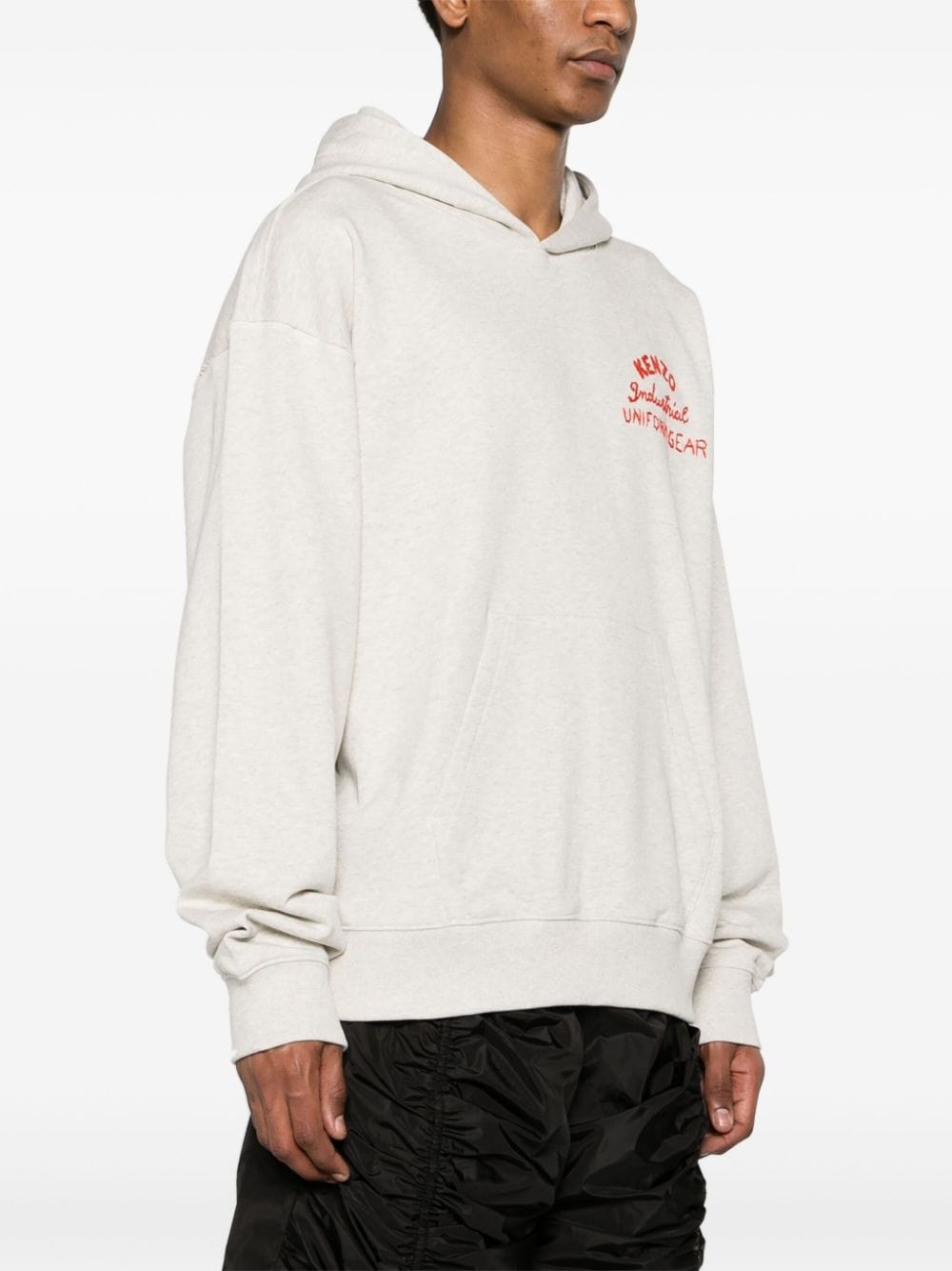 Drawn Varsity embroidered-logo hoodie - 3