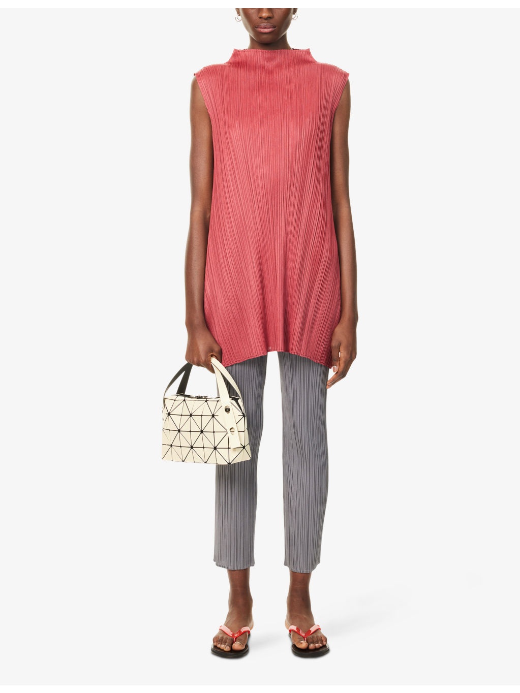 Lamp Shade Sleeveless Knitted Top - 2