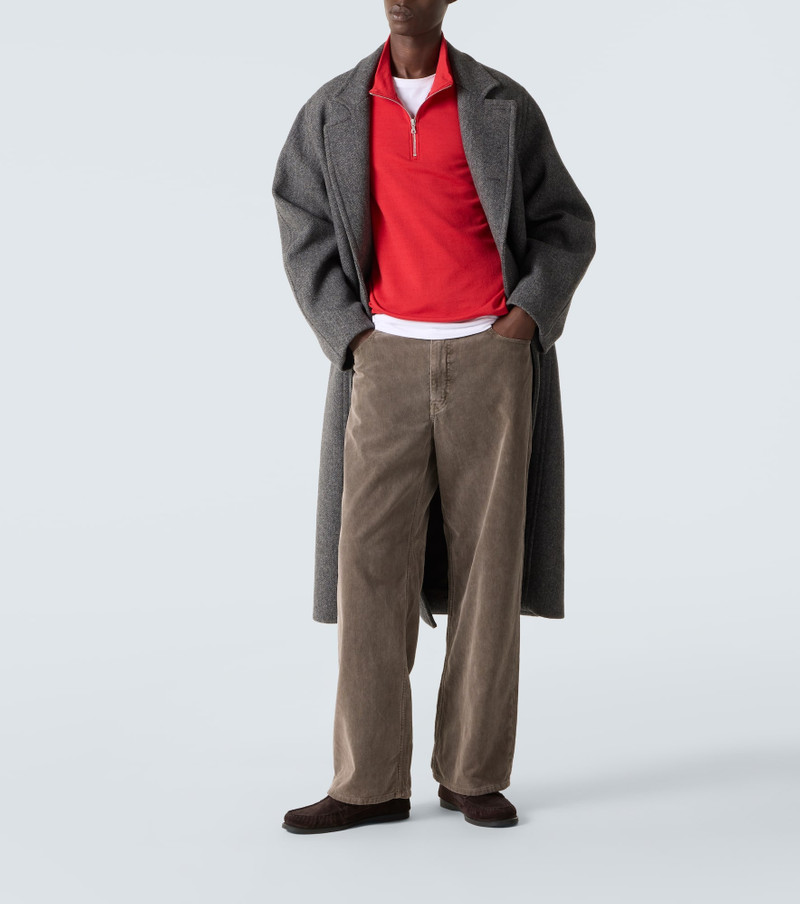 AURALEE Cotton corduroy wide-leg pants outlook