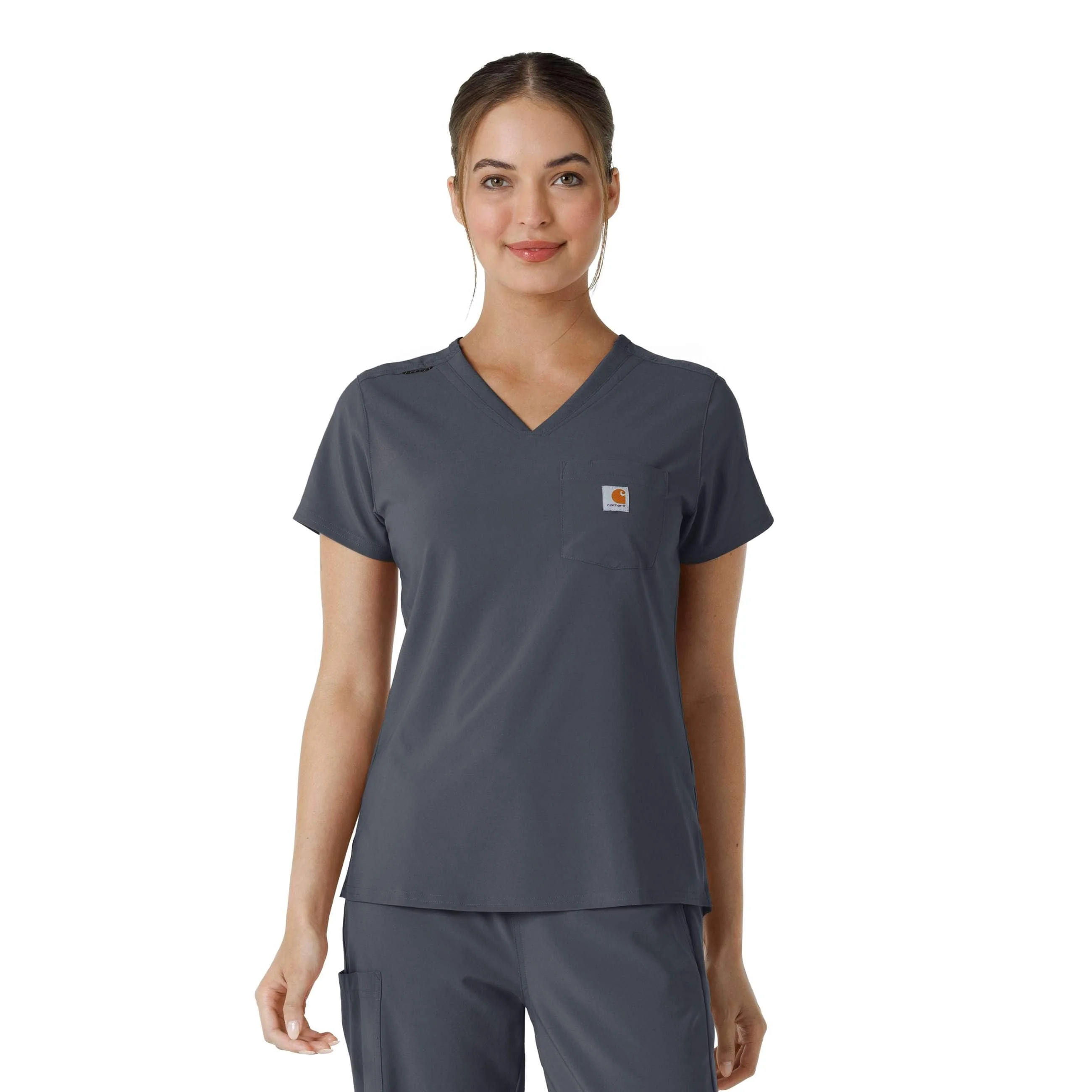 Women's Force Cross-Flex Tuck-In Scrub Top - 1