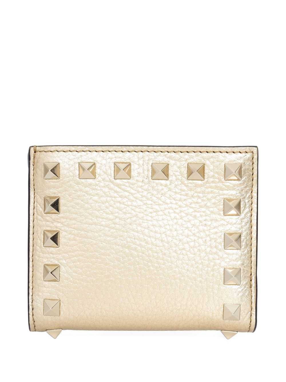 studded leather wallet - 1
