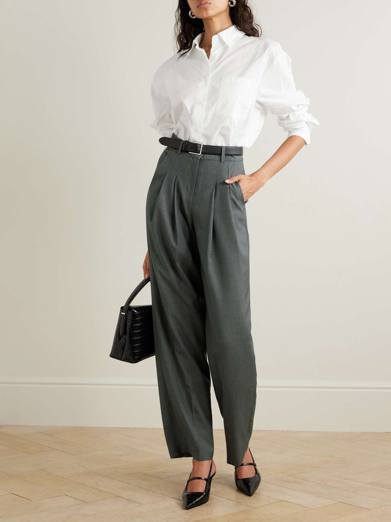 The Frankie Shop Lui organic cotton-poplin shirt outlook