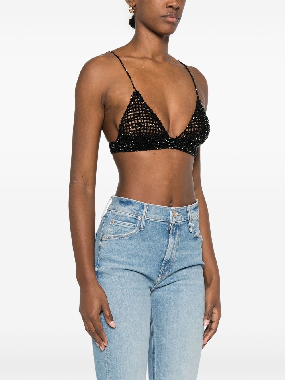 beaded crochet bra top - 3