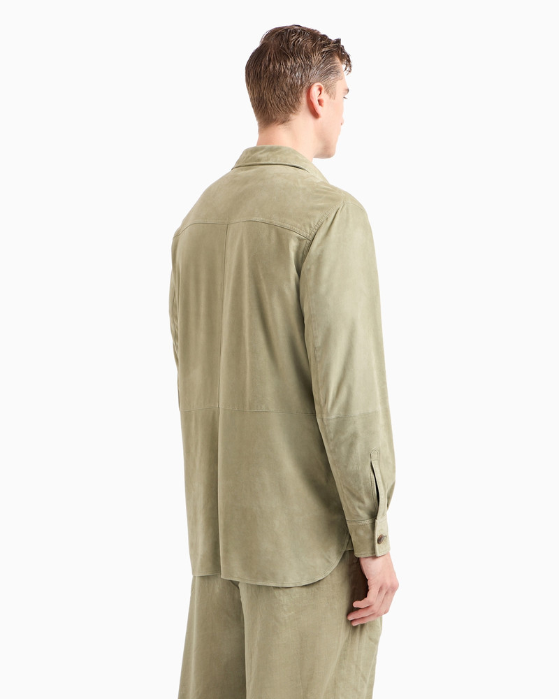 Suede-lambskin, single-breasted jacket 3