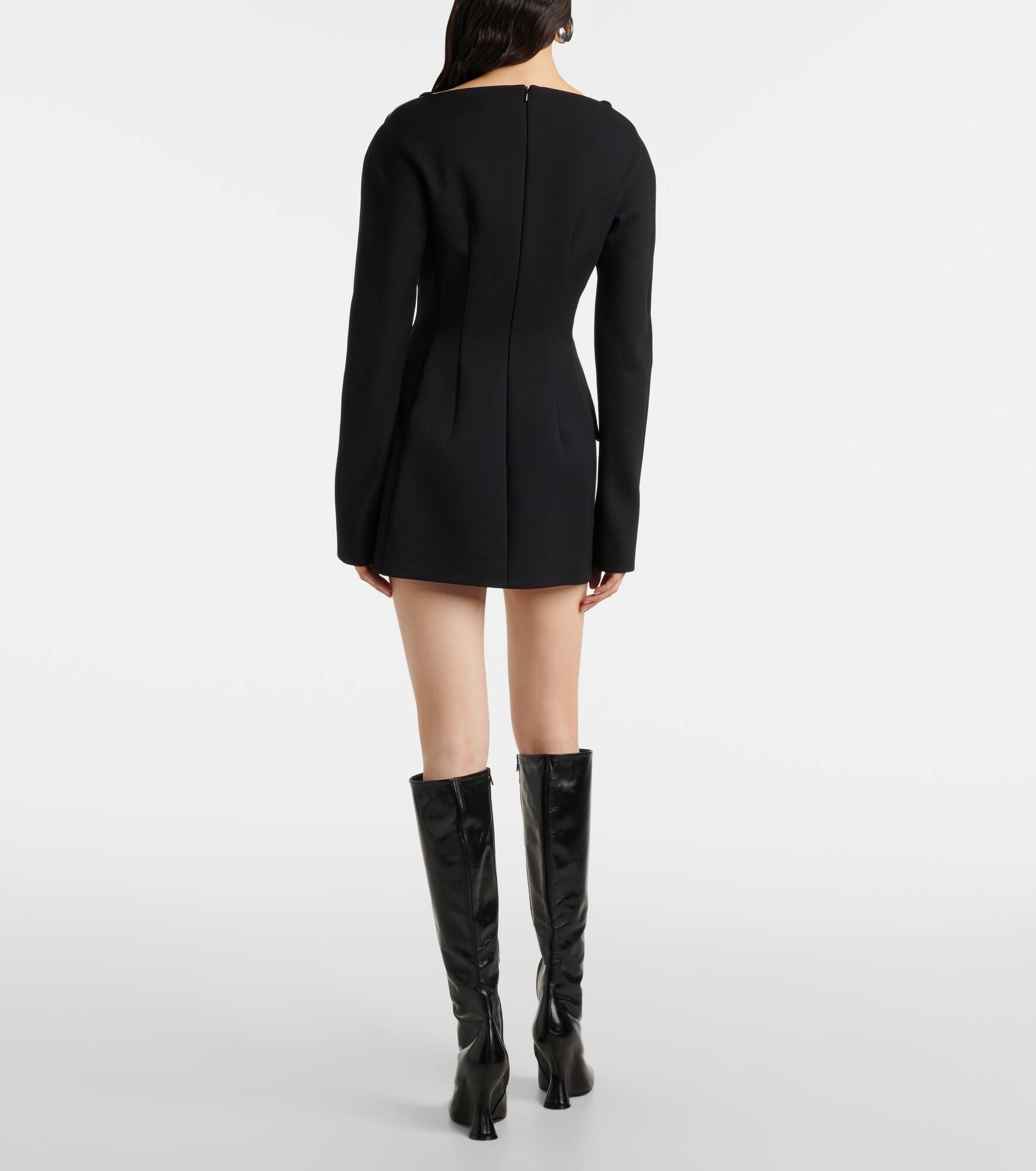 【SPORTMAX】DAKAR ストレッチ カディ ショート ドレス Sportmax Dakar minidress | mytheresa | REVERSIBLE