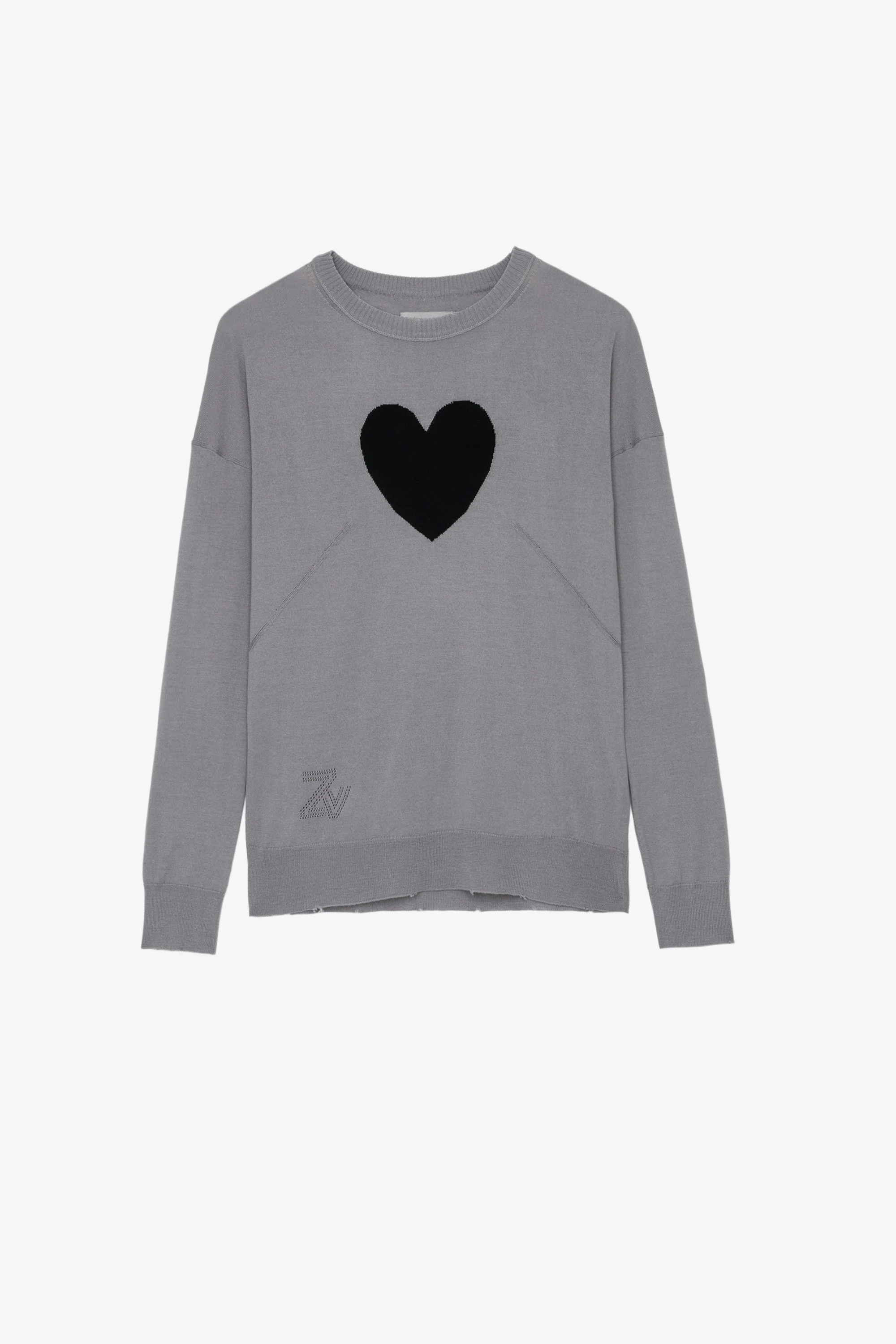 Gaby Heart Intarsia Sweater - 1