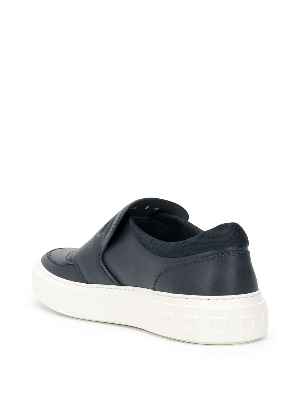 Gancini-print slip-on sneakers - 3