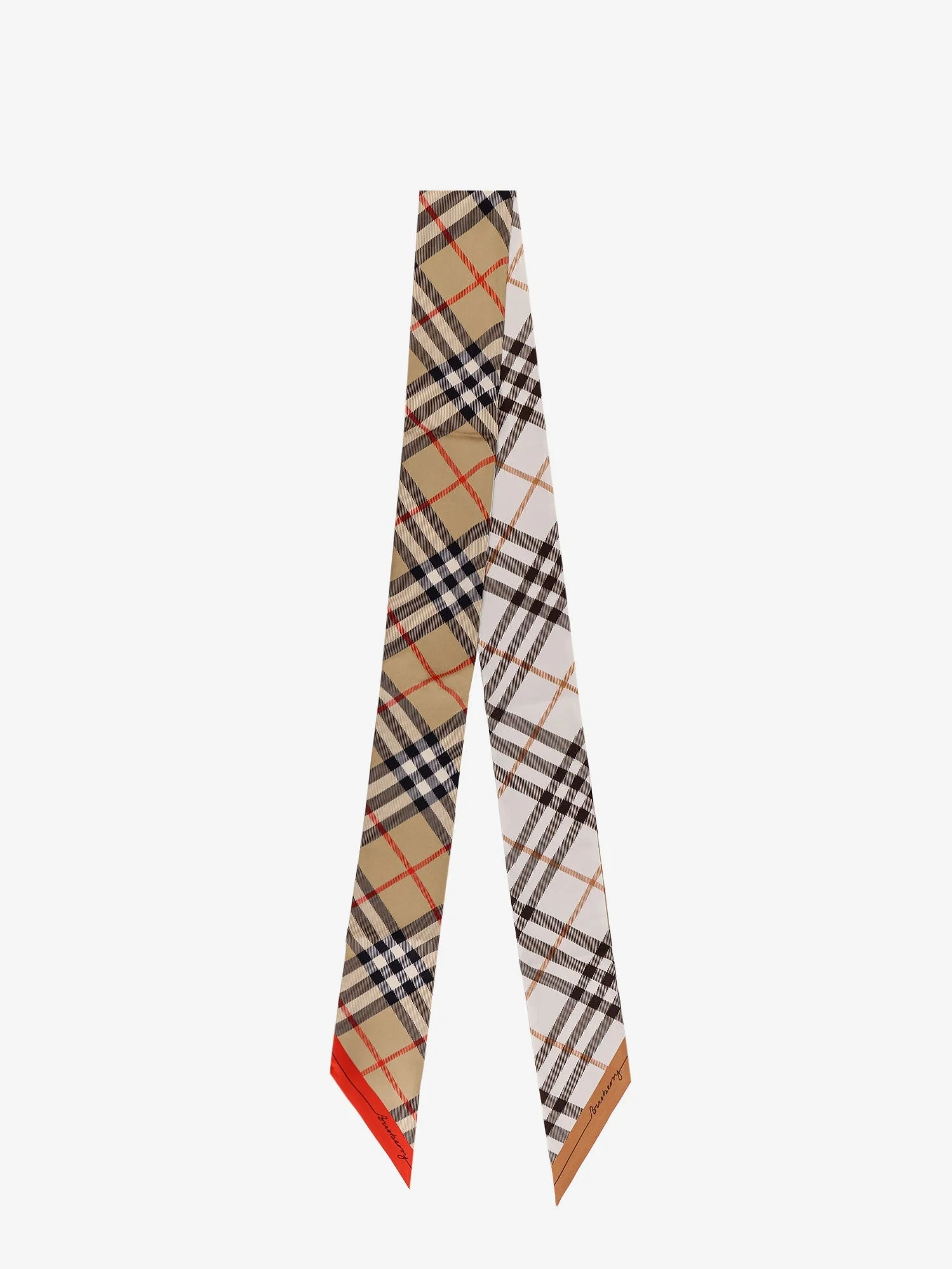 Burberry Silk Bandeau With Check Print - 1