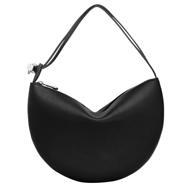 Le Roseau Clutch Black - Leather 1