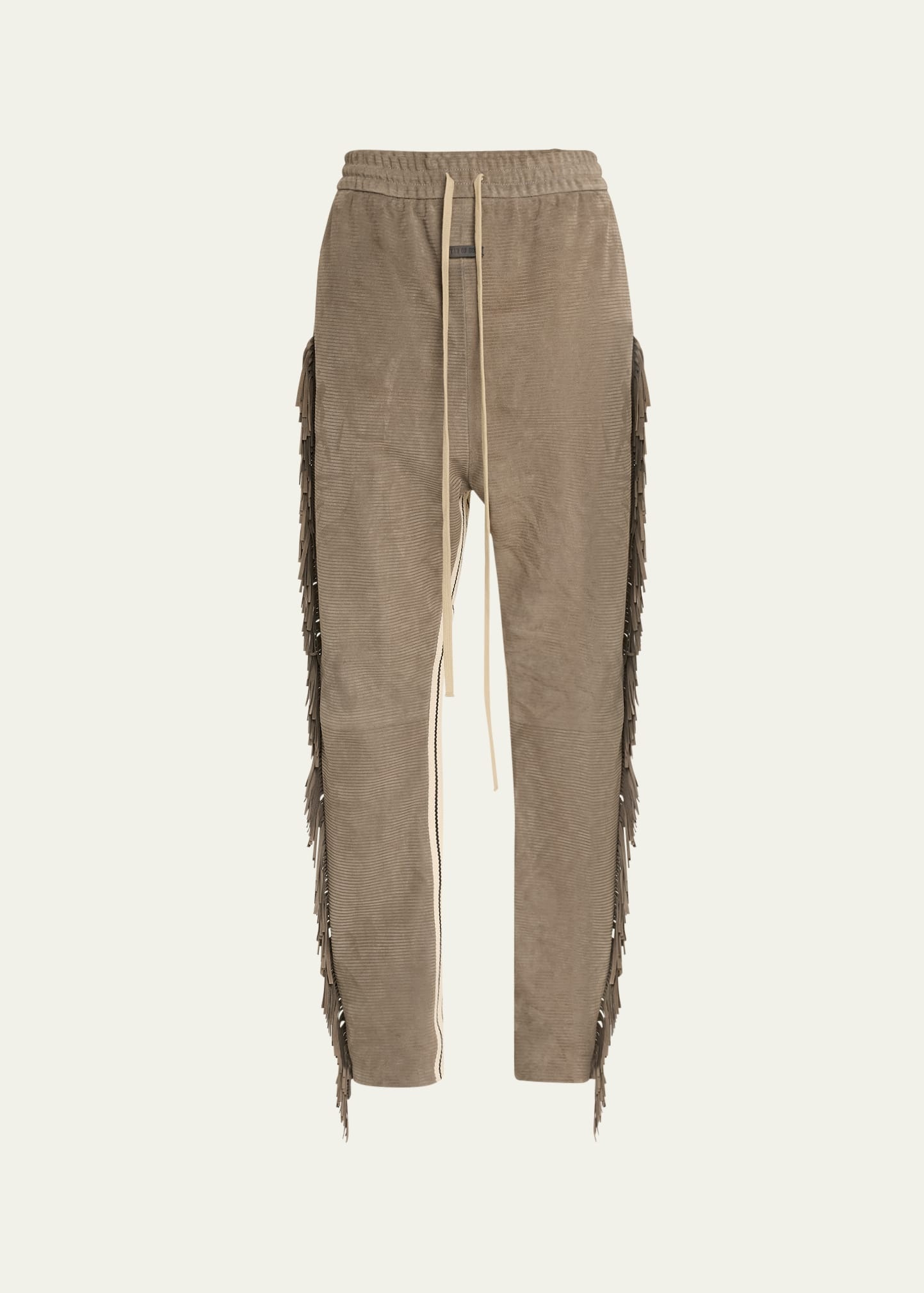 Fear of God Men's Suede Fringe Forum Pants | bergdorfgoodman