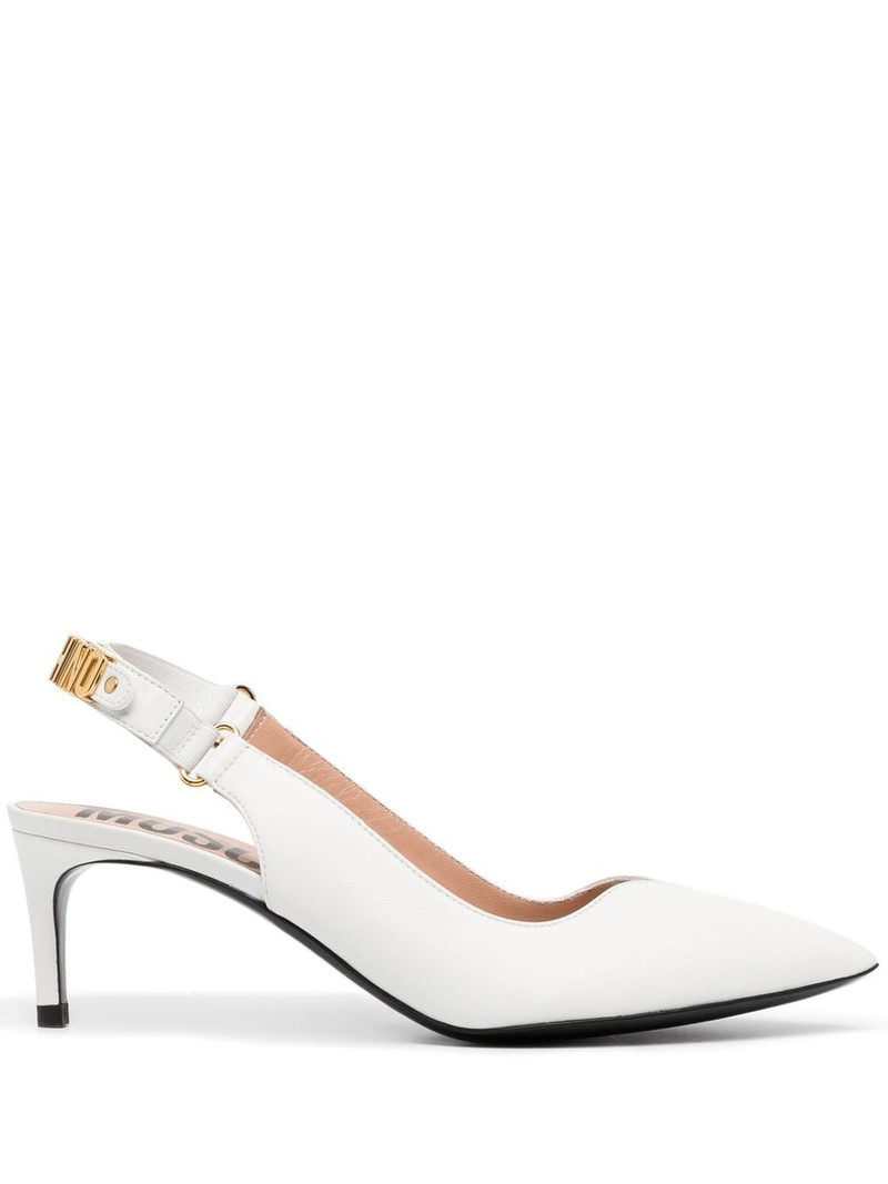 65mm logo slingback-strap pumps 1