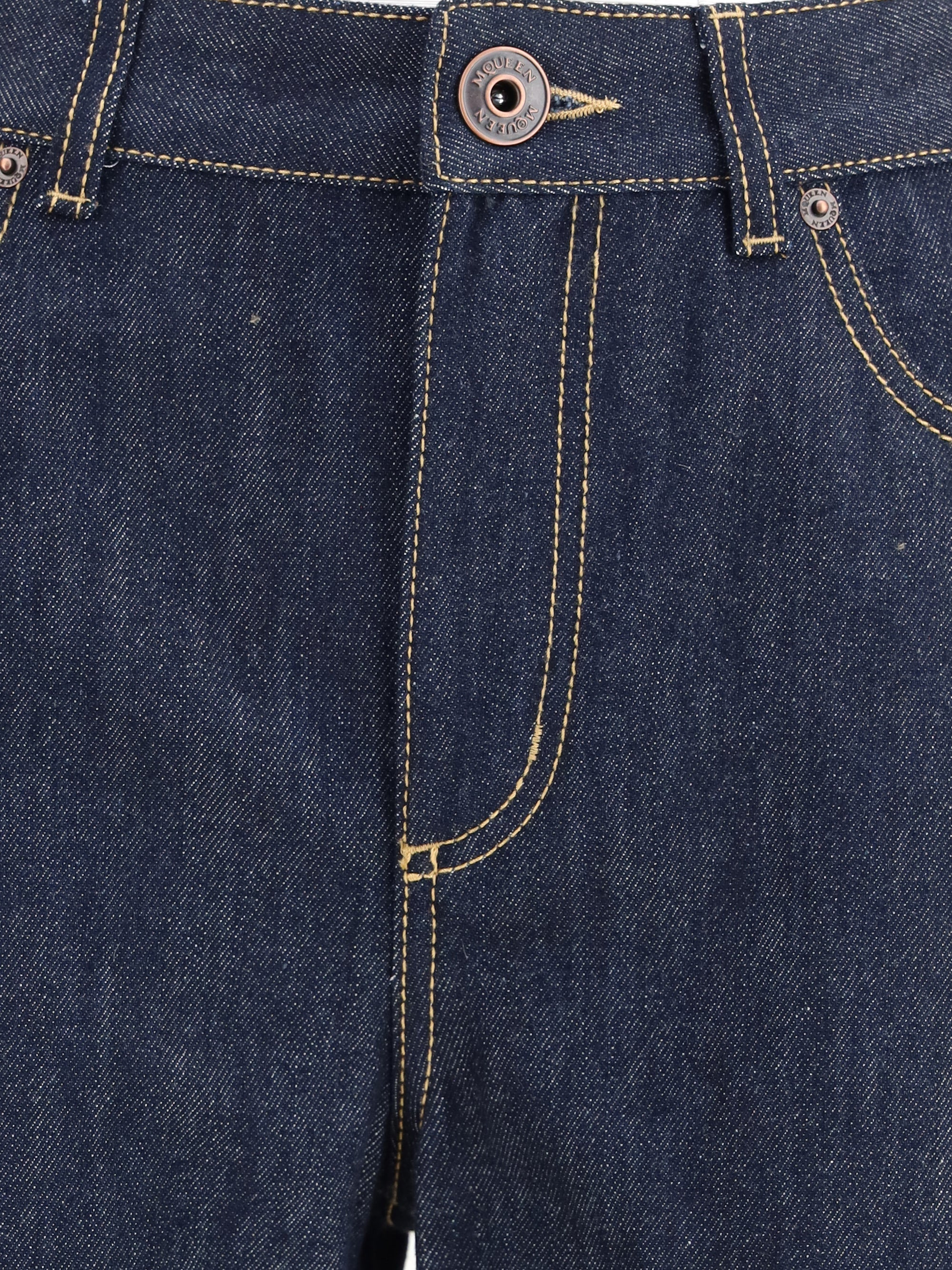 Alexander Mcqueen Women Denim Jeans Feature A Straight Leg - 3
