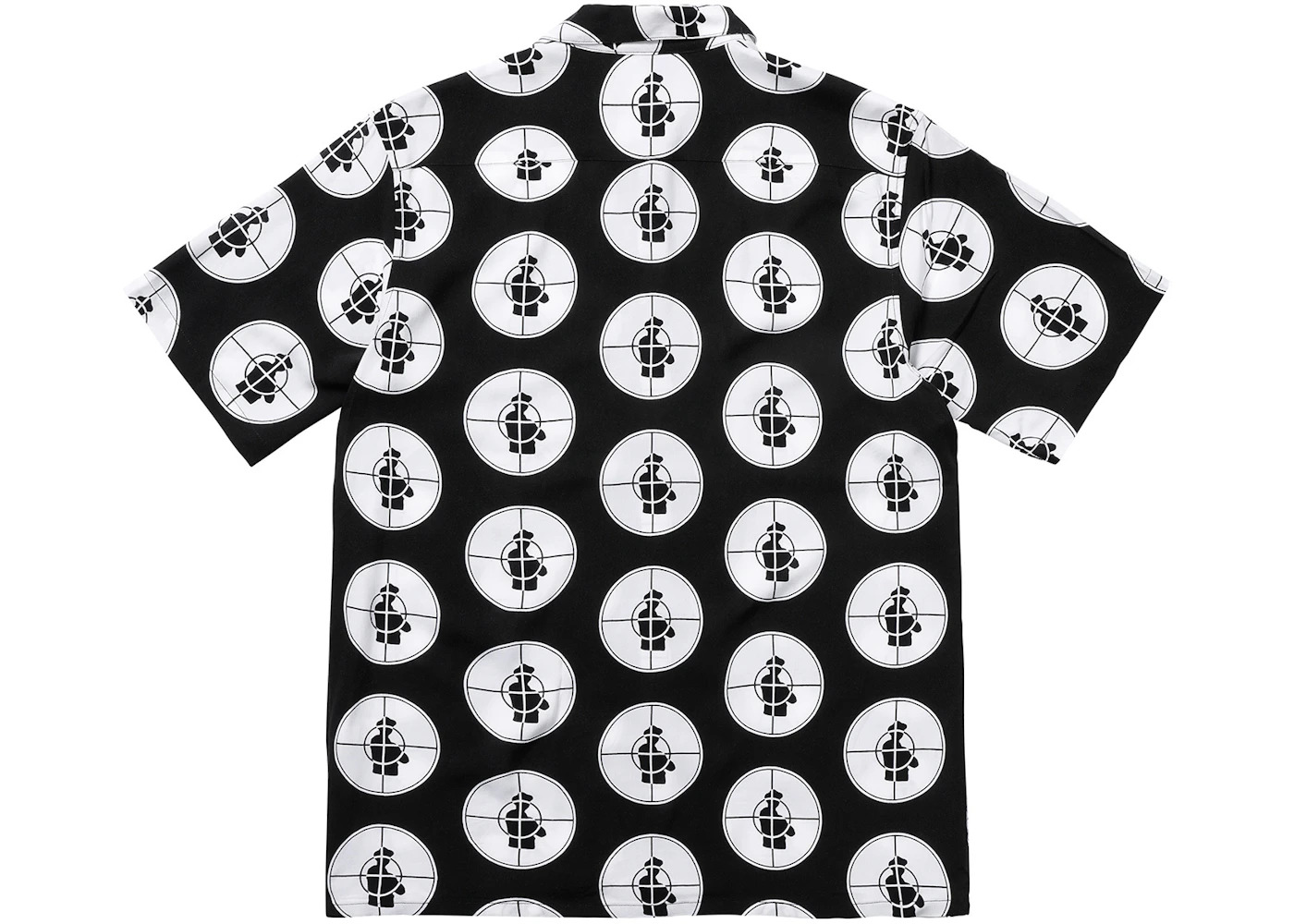 Supreme UNDERCOVER/Public Enemy Rayon Shirt Black - 2