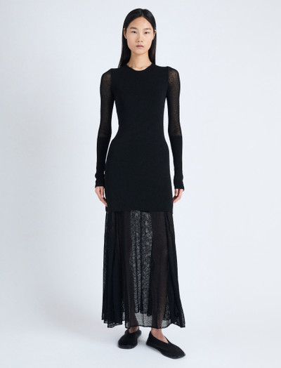 Proenza Schouler Anita Dress in Knit Sheer Mesh outlook