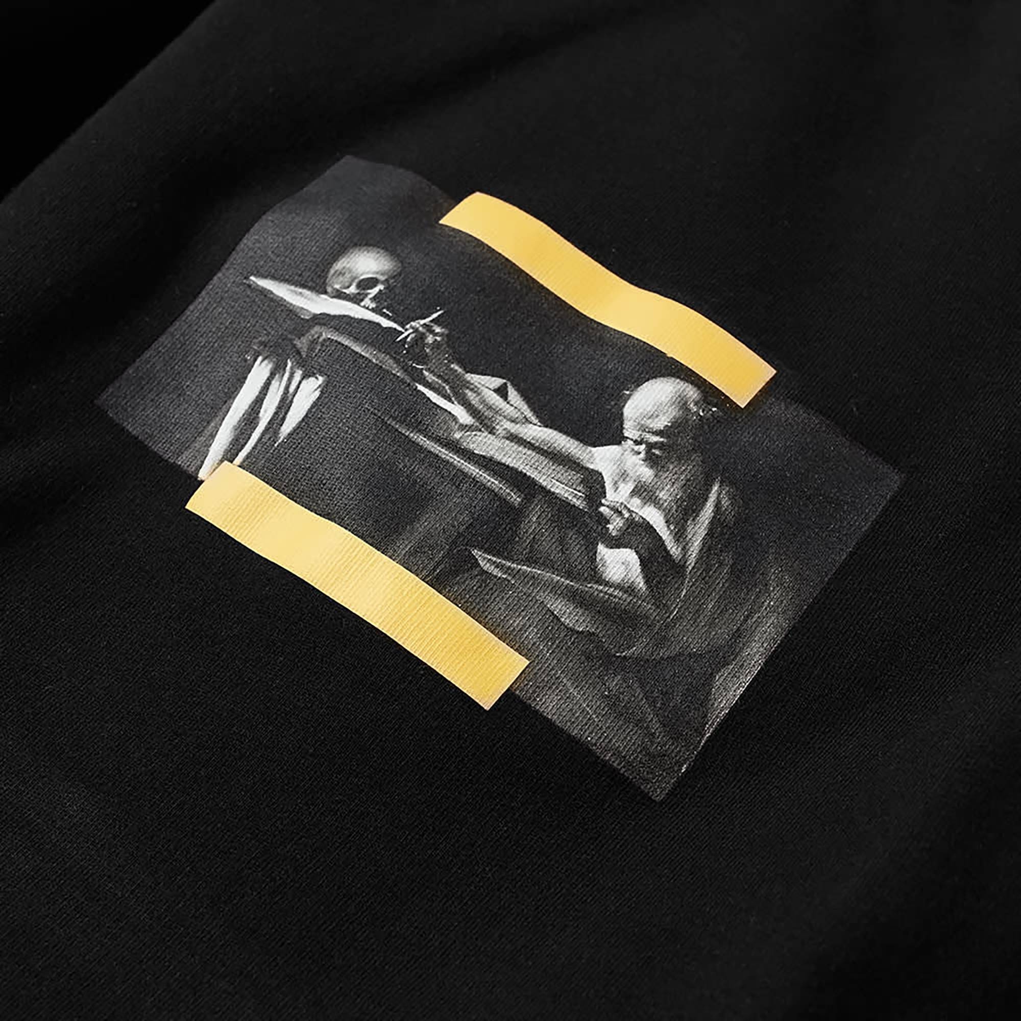 Off-White Carav Painting Slim Sweatpant 'Black/Multicolor' - 4