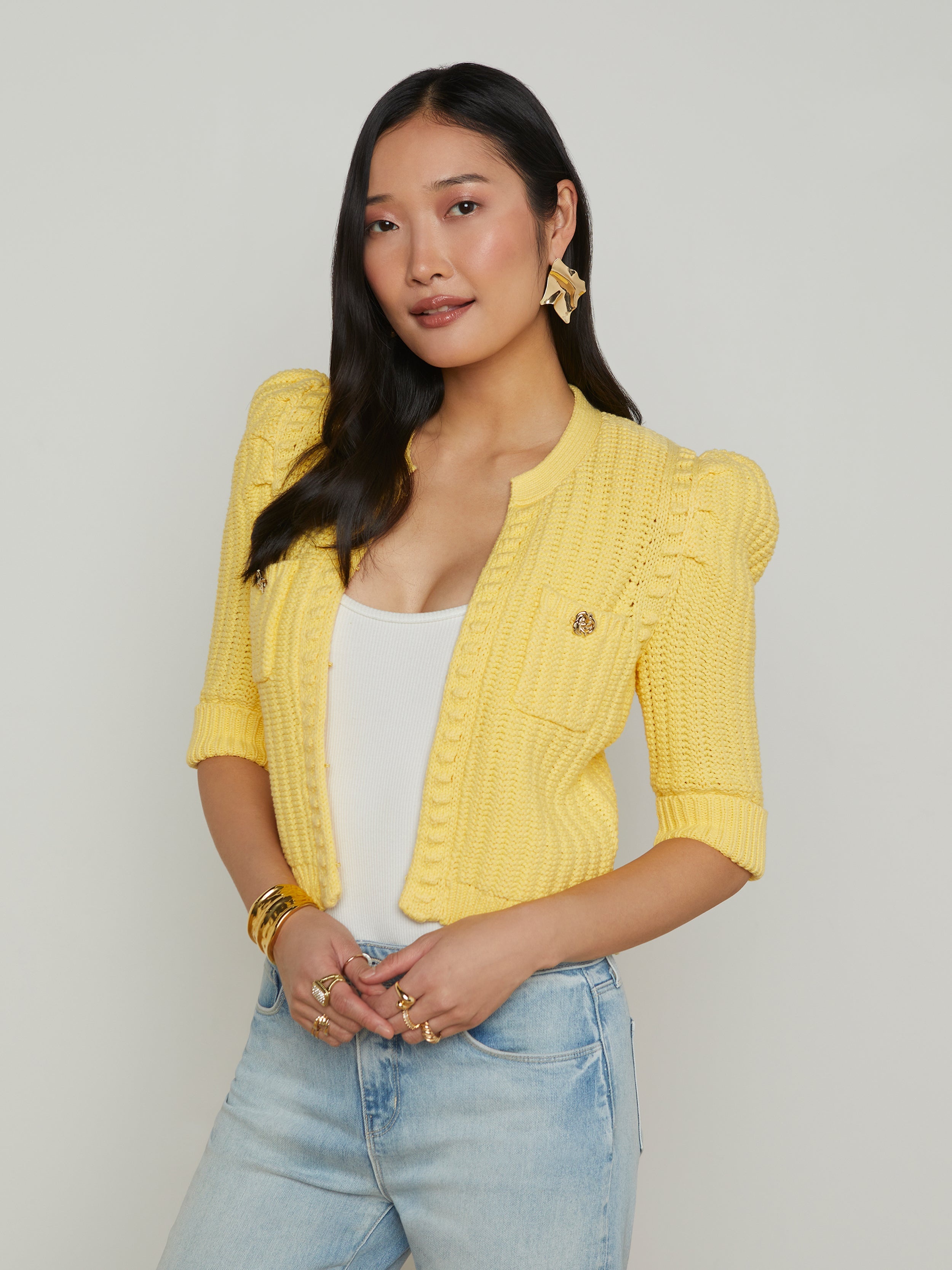 Delilah Cropped Cardigan - 3