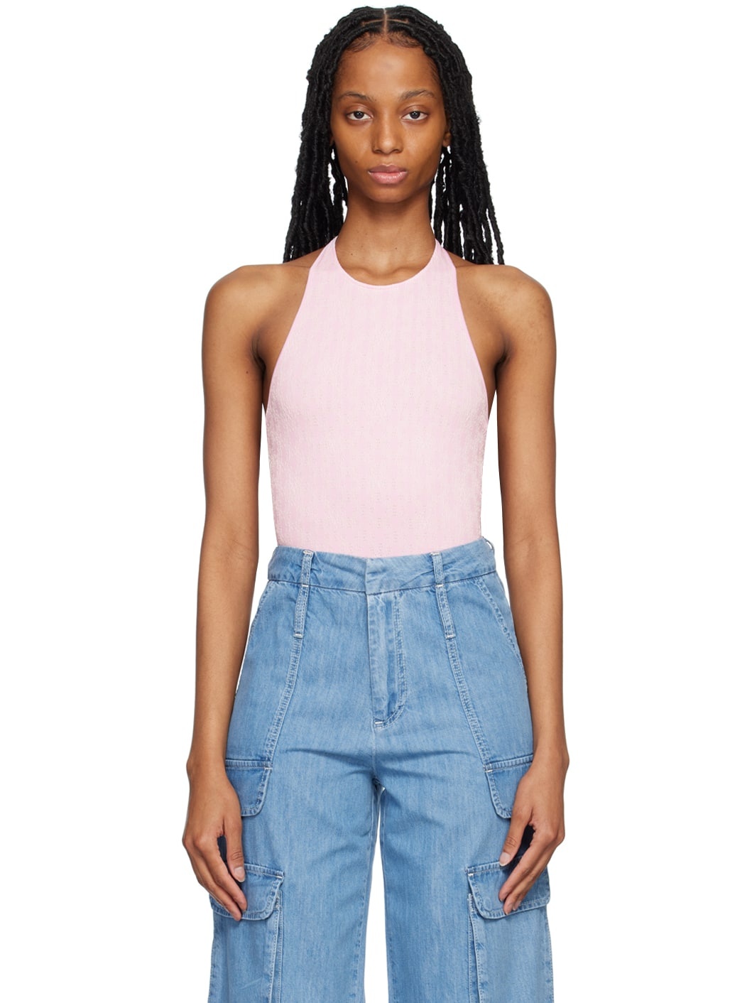 Pink Succession Bodysuit - 1