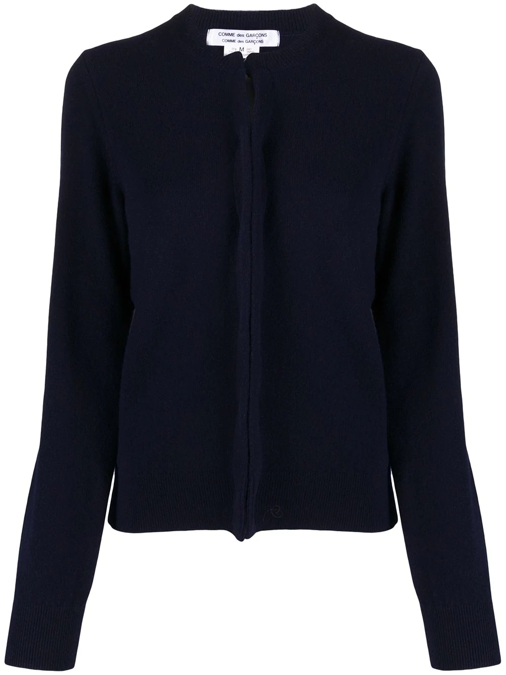 crew neck cardigan - 1