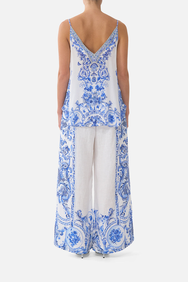CAMILLA WIDE LEG TROUSER WITH FRONT POCKETS outlook