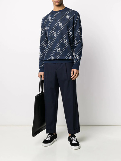 FENDI Karligraphy motifs wool jumper outlook