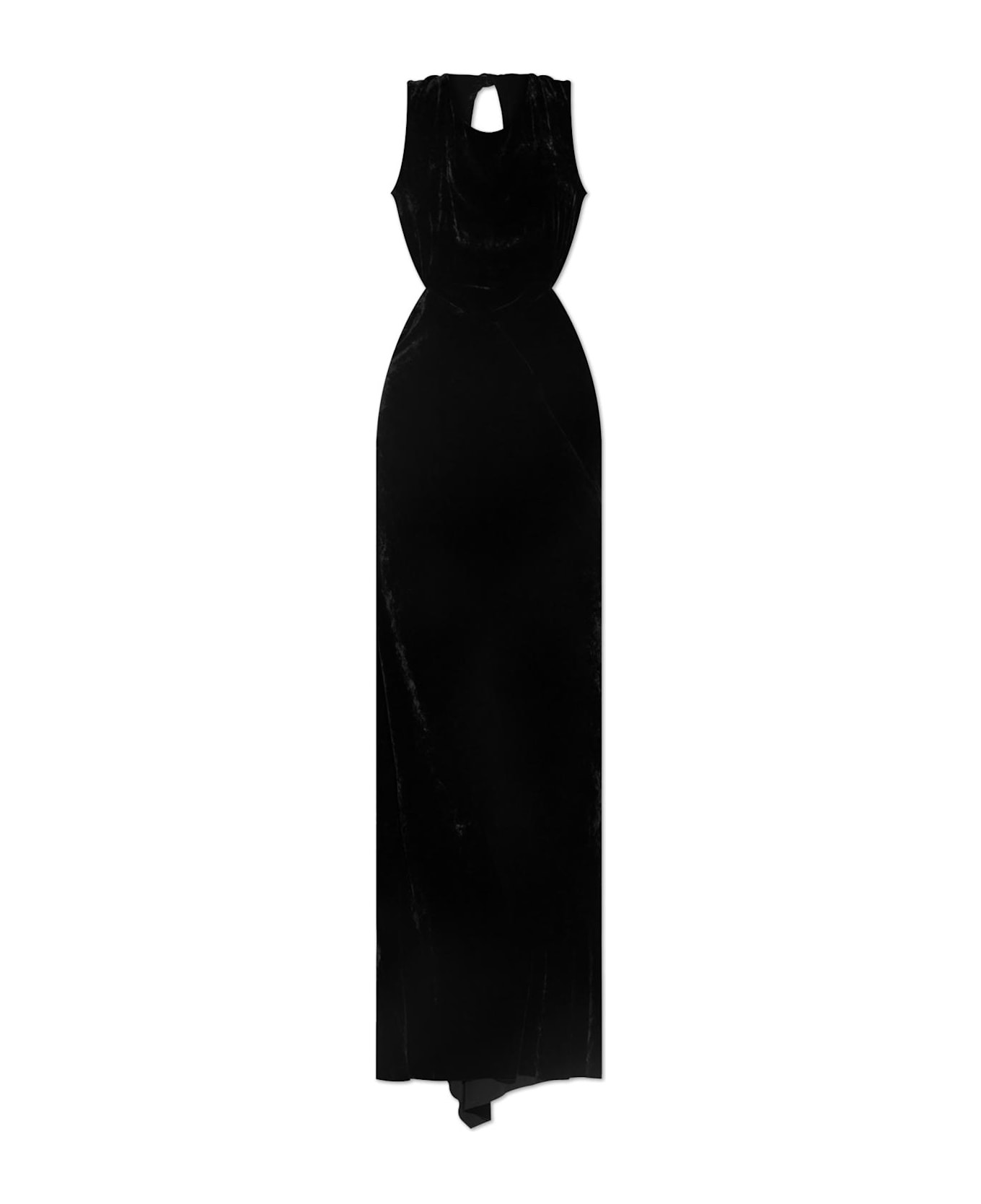 Rick Owens Sleeveless Velvet Dress - 1