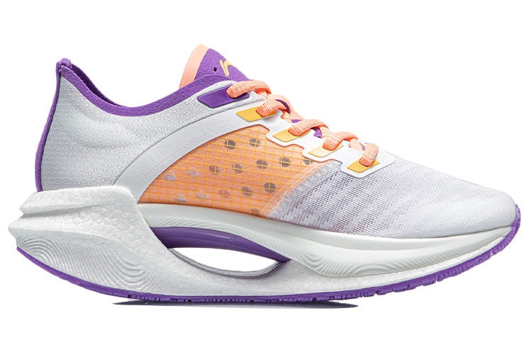 (WMNS) Li-Ning Essential 'White Orange Purple' ARHR122-7 - 2