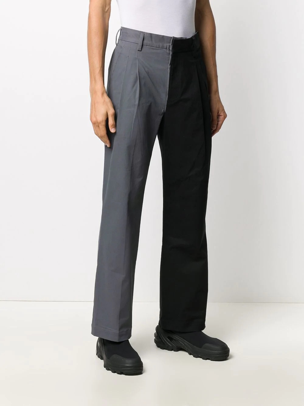 two-tone trousers - 3