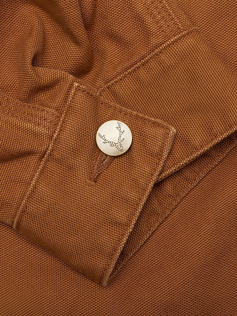 button-detail shirt jacket - 4