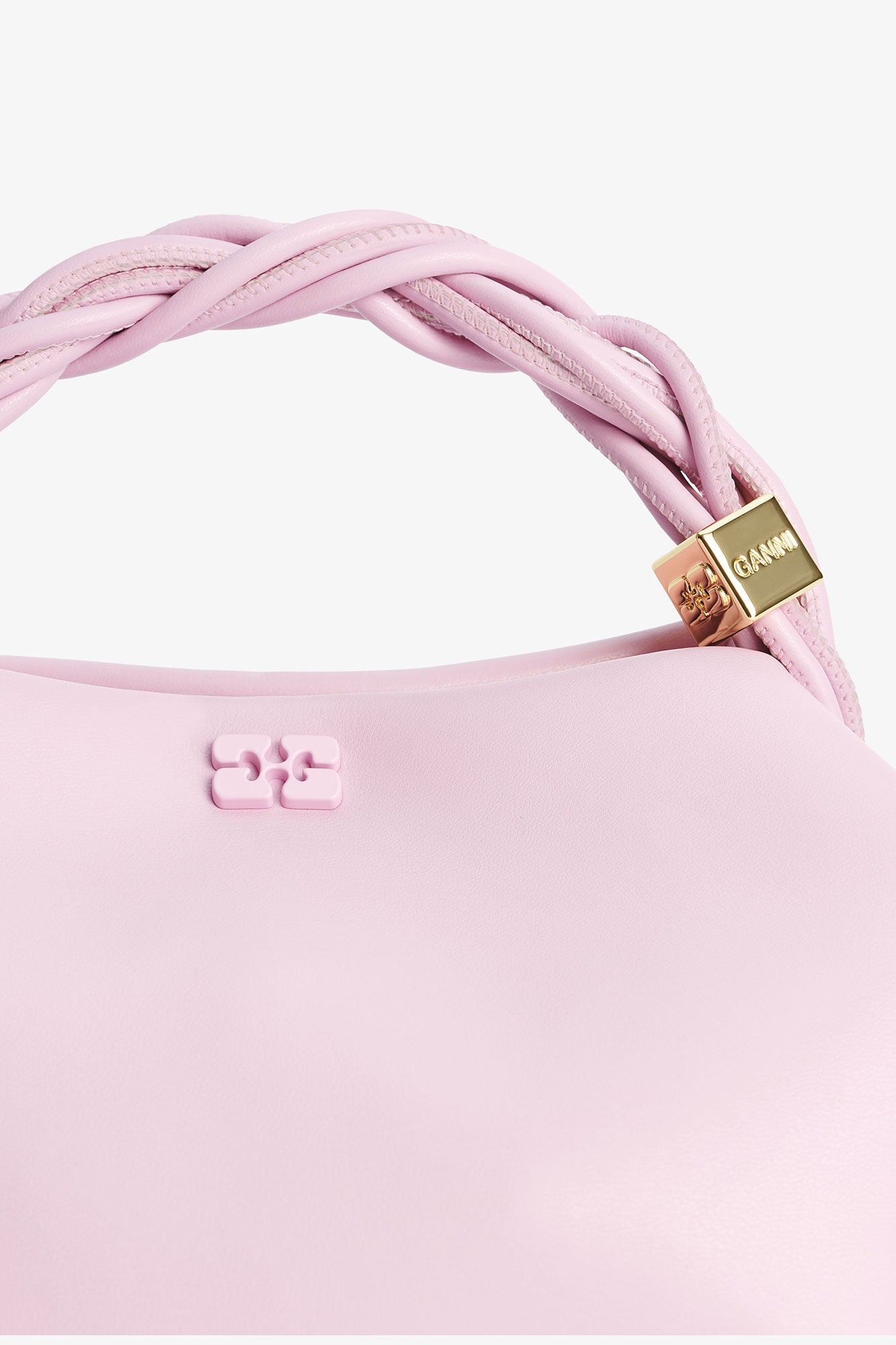LIGHT PINK SMALL GANNI BOU BAG - 4