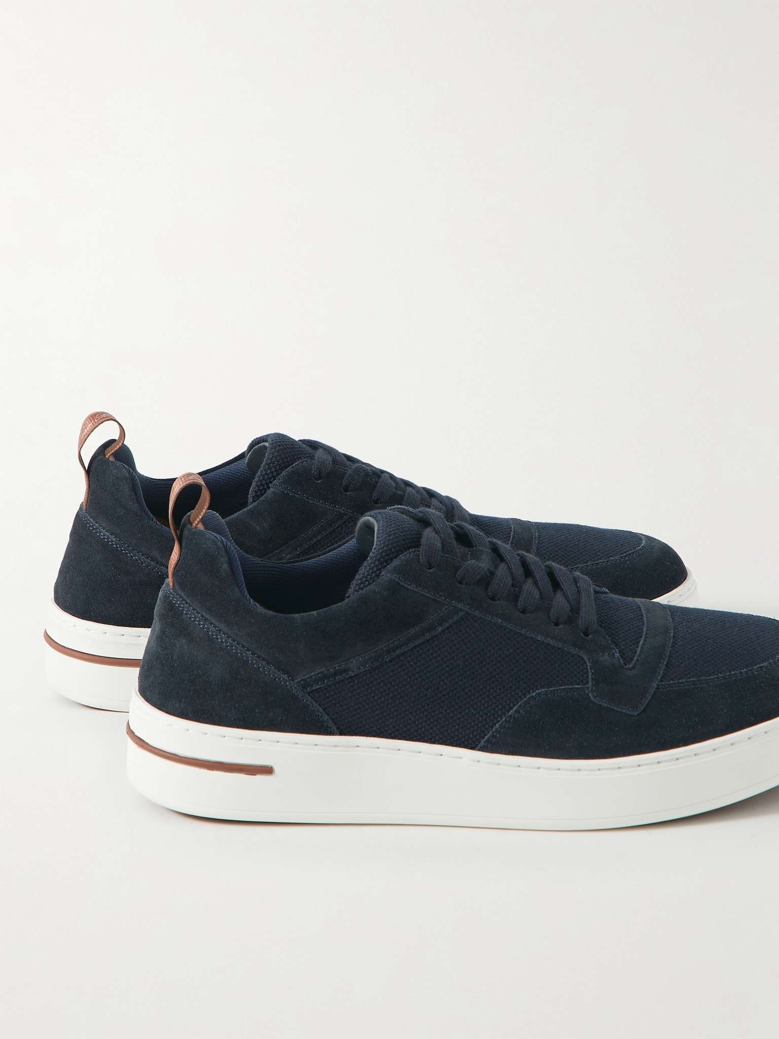 Newport Walk Suede and Mesh Sneakers - 5